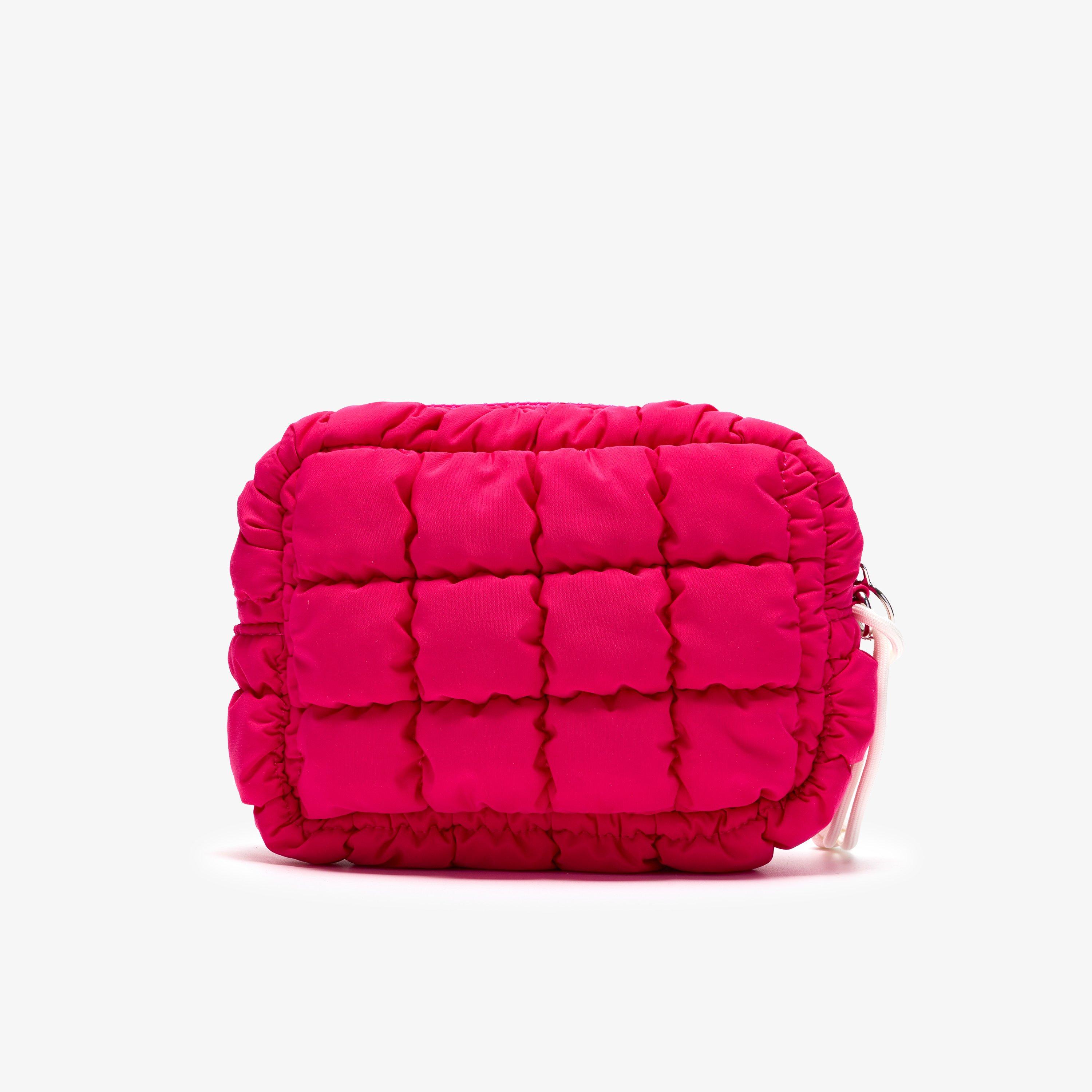 Quilt Wash Bag — Pink