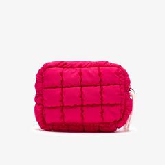 Quilted Toiletry Bag — Pink 2