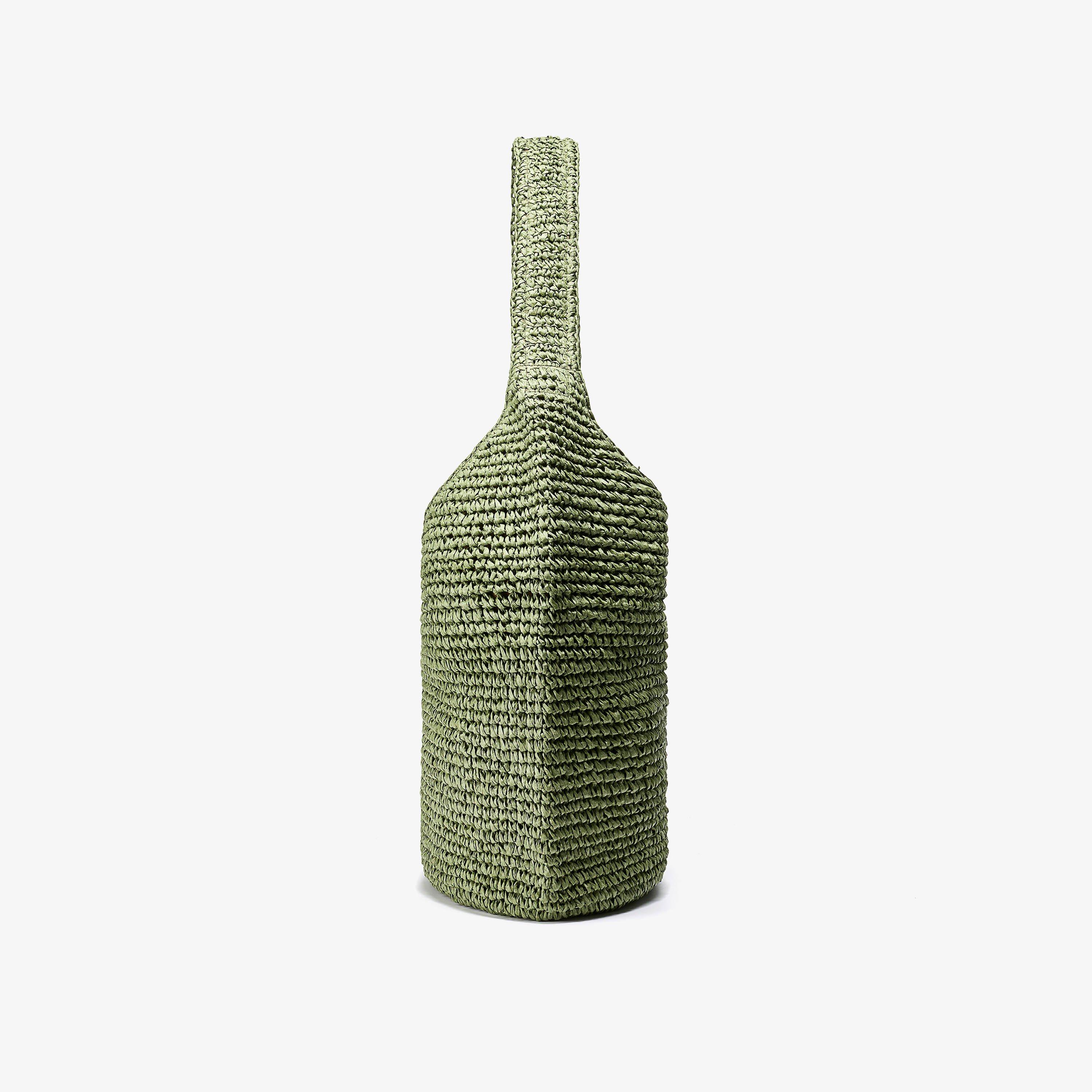 Talia Straw Bag  — Green