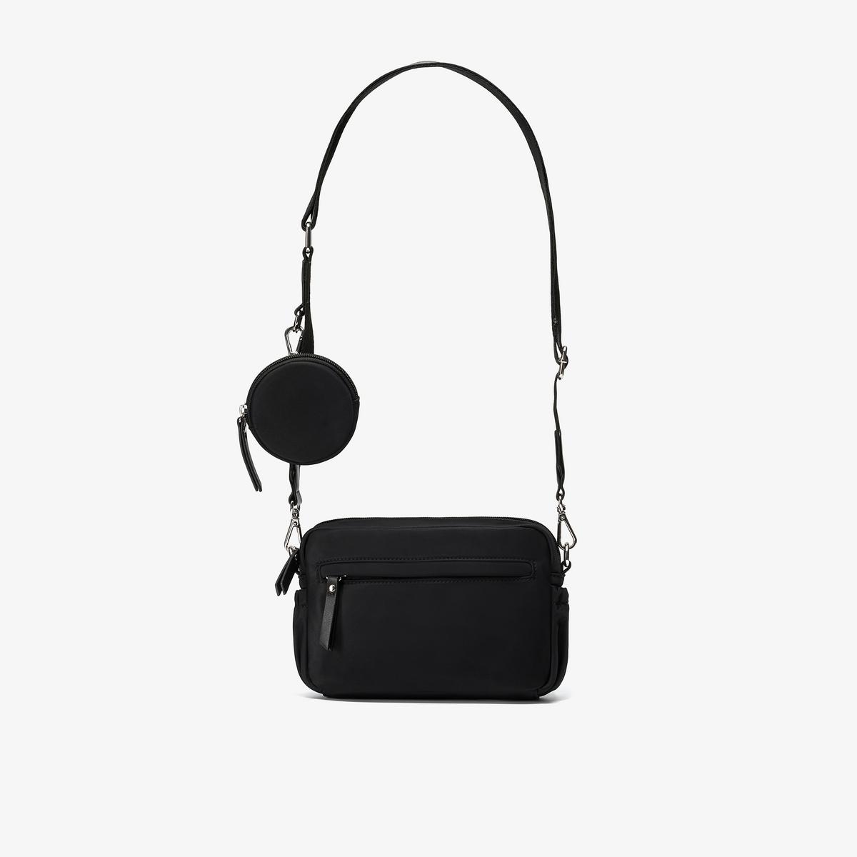 Utility Pocket Crossbody Bag — Black