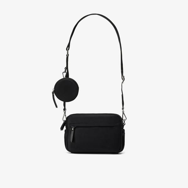Utility Pocket Crossbody Bag — Black
