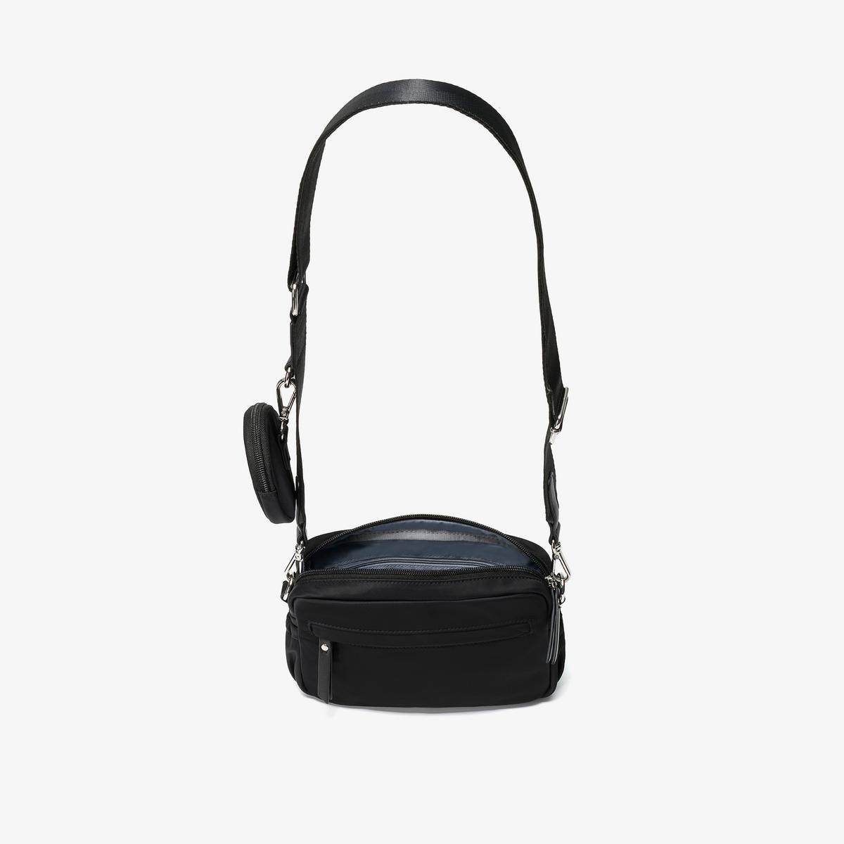 Utility Pocket Crossbody Bag — Black