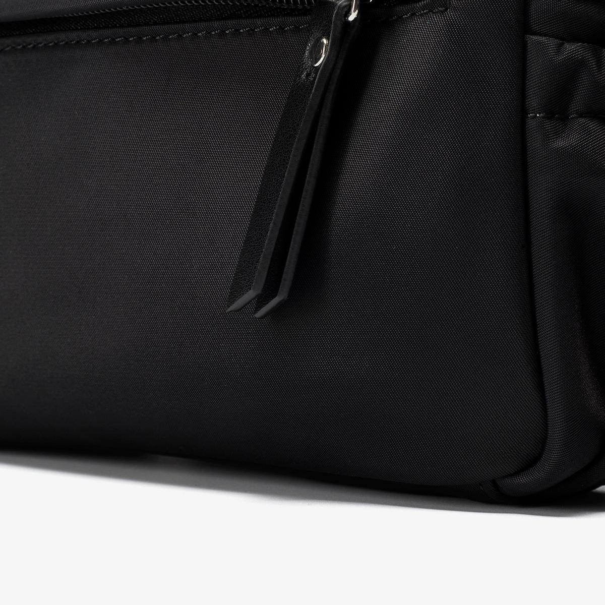 Utility Pocket Crossbody Bag — Black