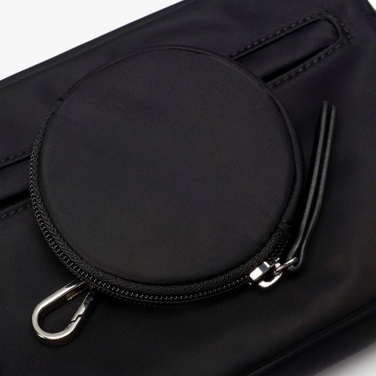 Utility Pocket Crossbody Bag — Black