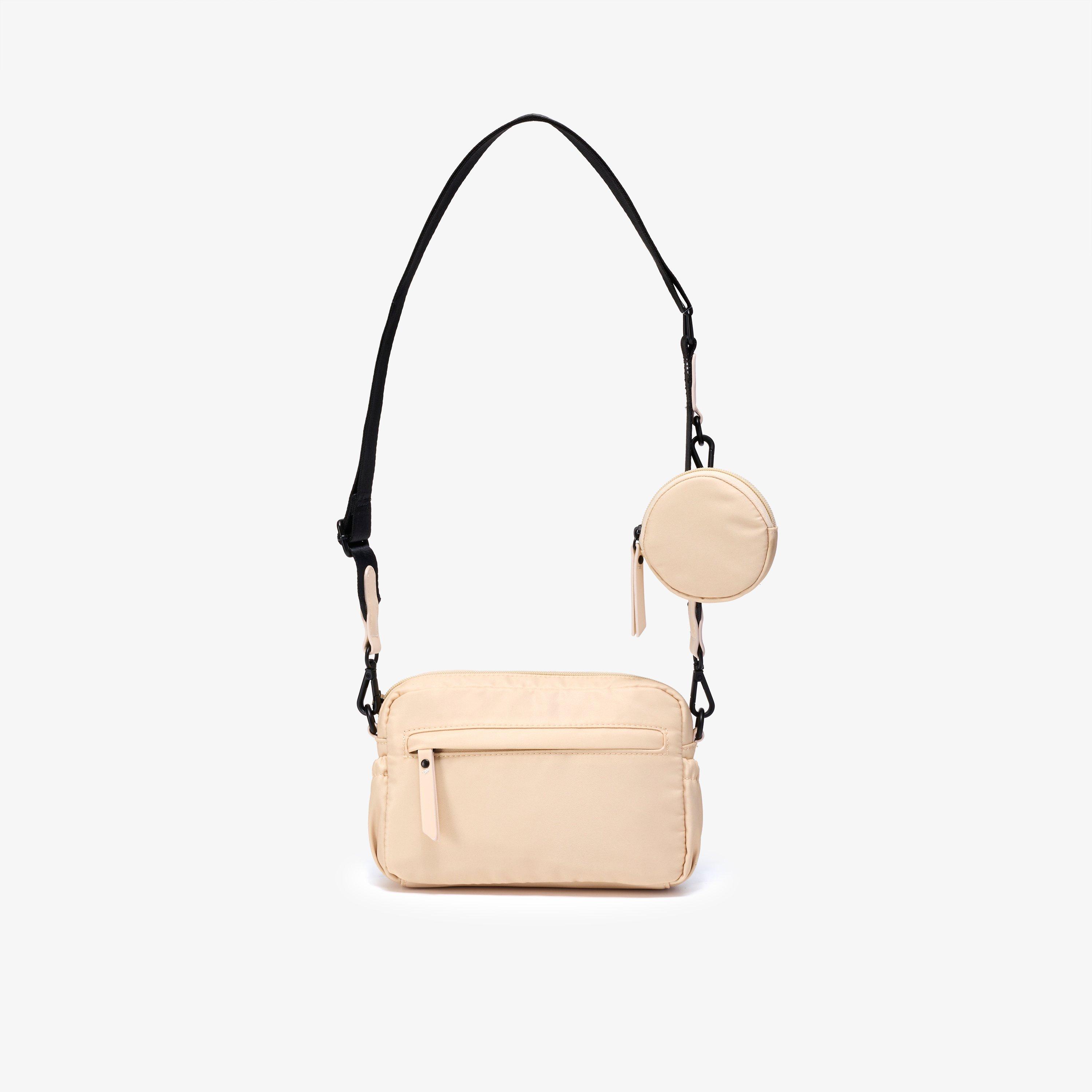 Utility Pocket Cream Cross Body Bag Shoulder Bag, view 1 of 6
