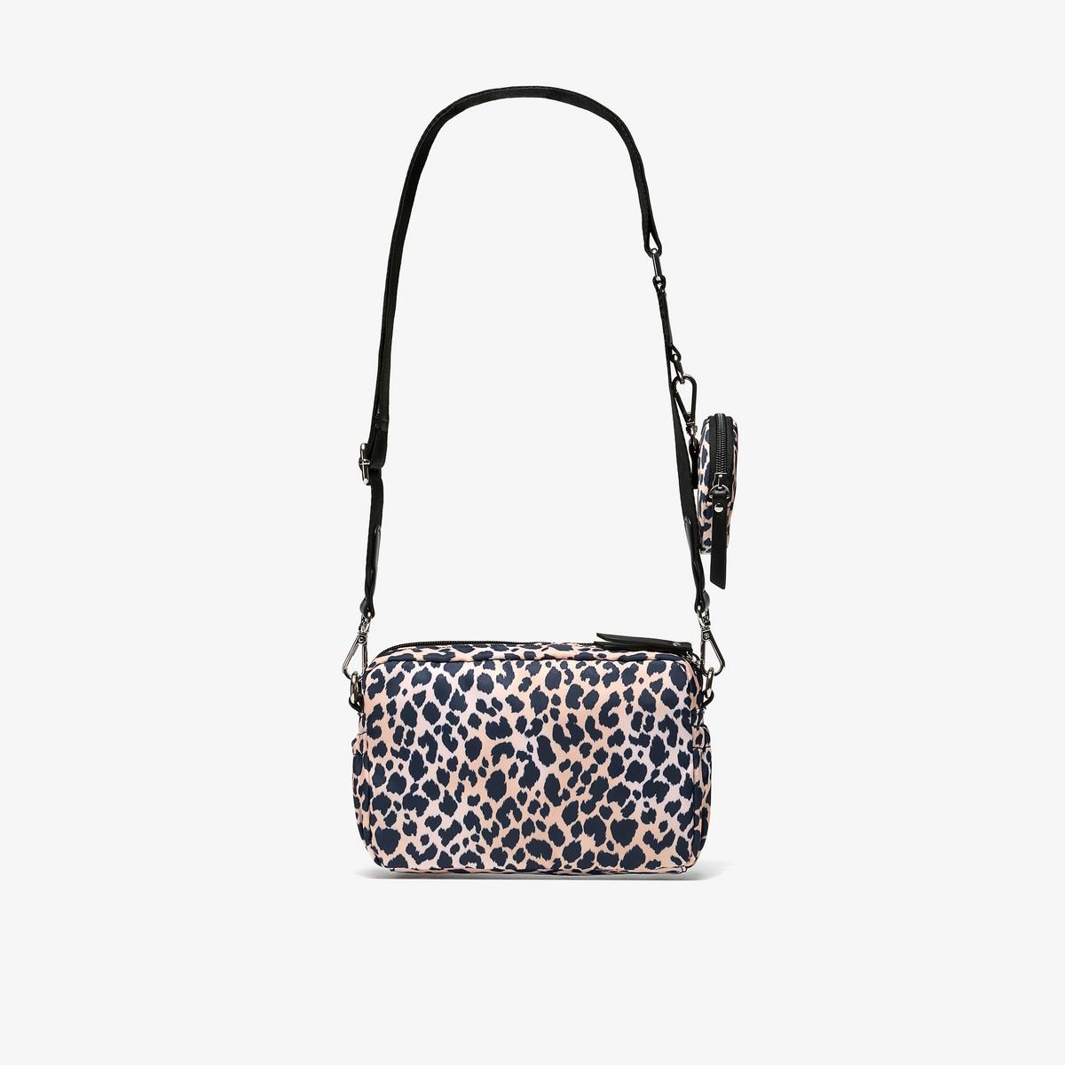 Utility Pocket Crossbody Bag — Brown