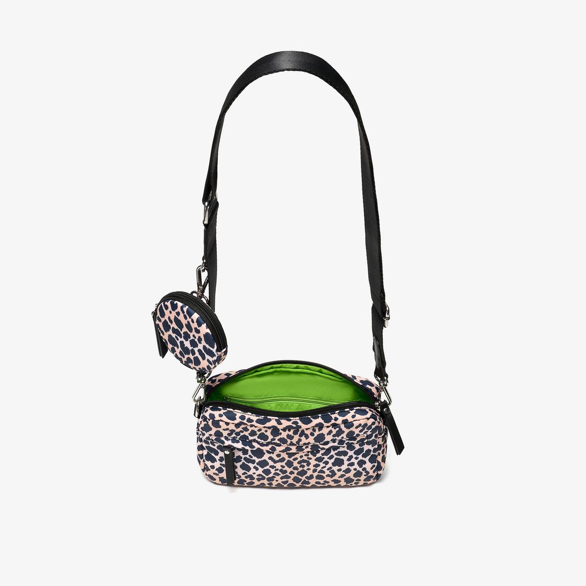 Utility Pocket Crossbody Bag — Brown
