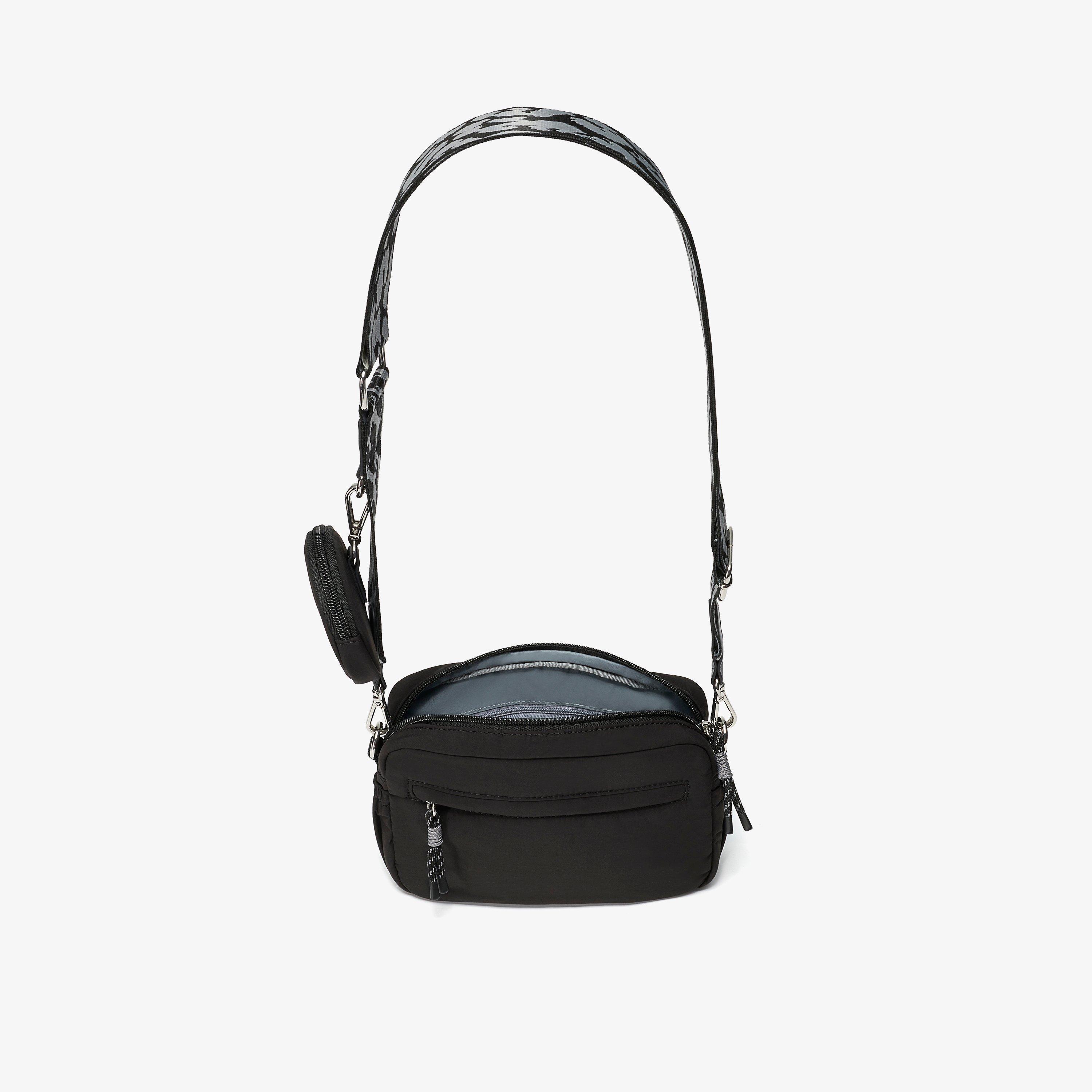 Utility 2 Pocket Black Combination Cross Body Bag, view 4 of 6
