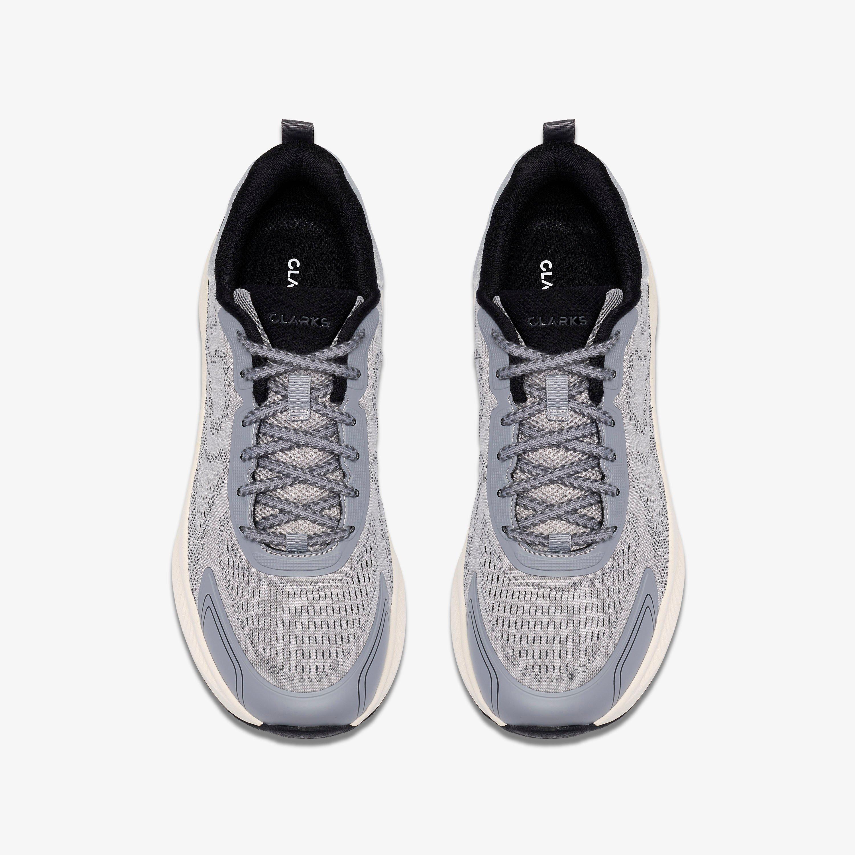 Bolham Lace Grauer Strick Sneakers Schnürschuhe, view 6 of 6