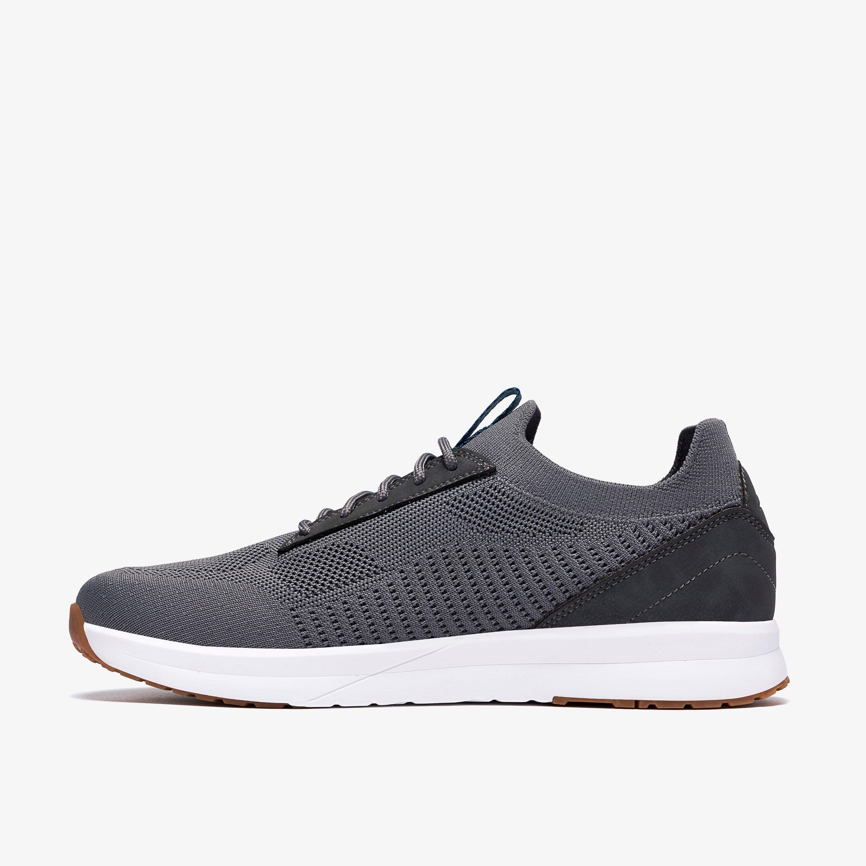 Cellan Lace Dark Grey Trainers, view 2 of 6