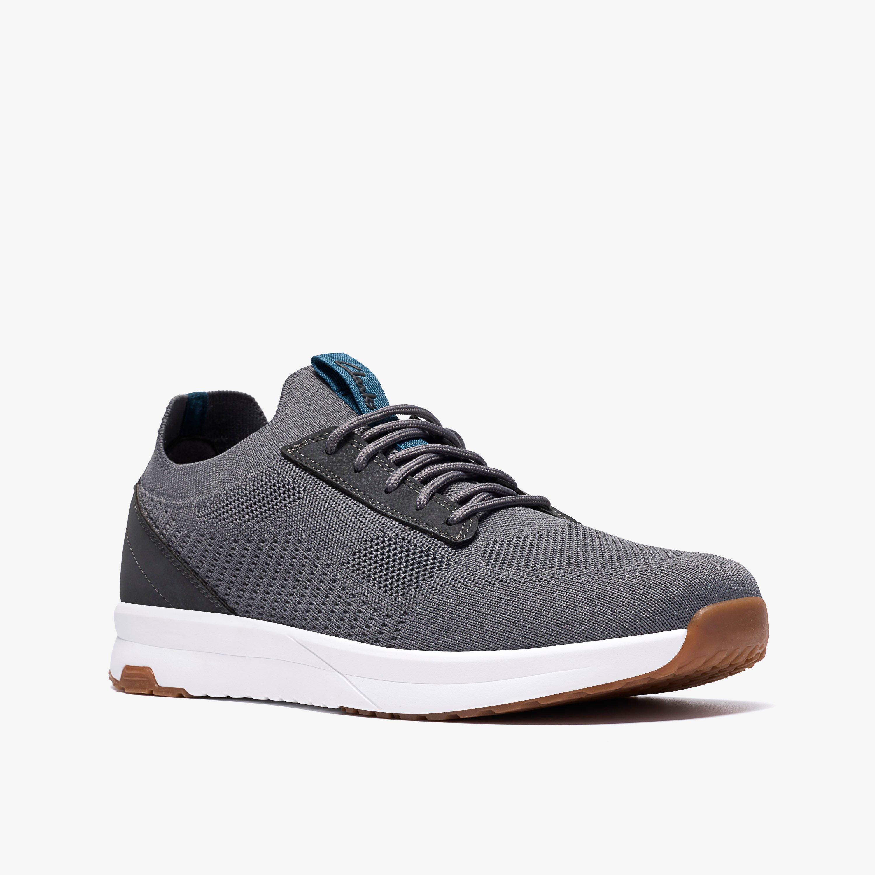 Cellan Lace Dark Grey Trainers, view 4 of 6