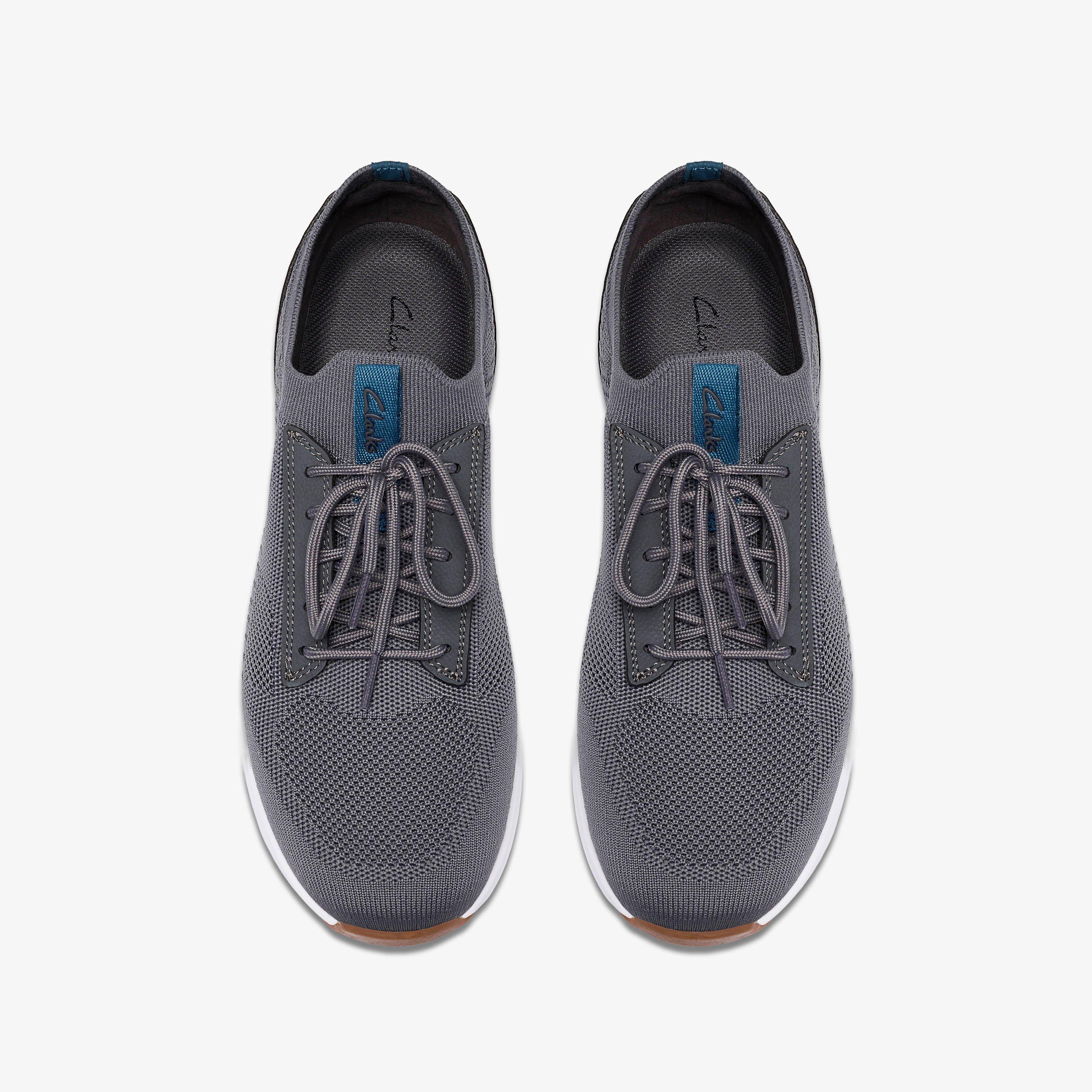 Cellan Lace Dark Grey Trainers, view 6 of 6