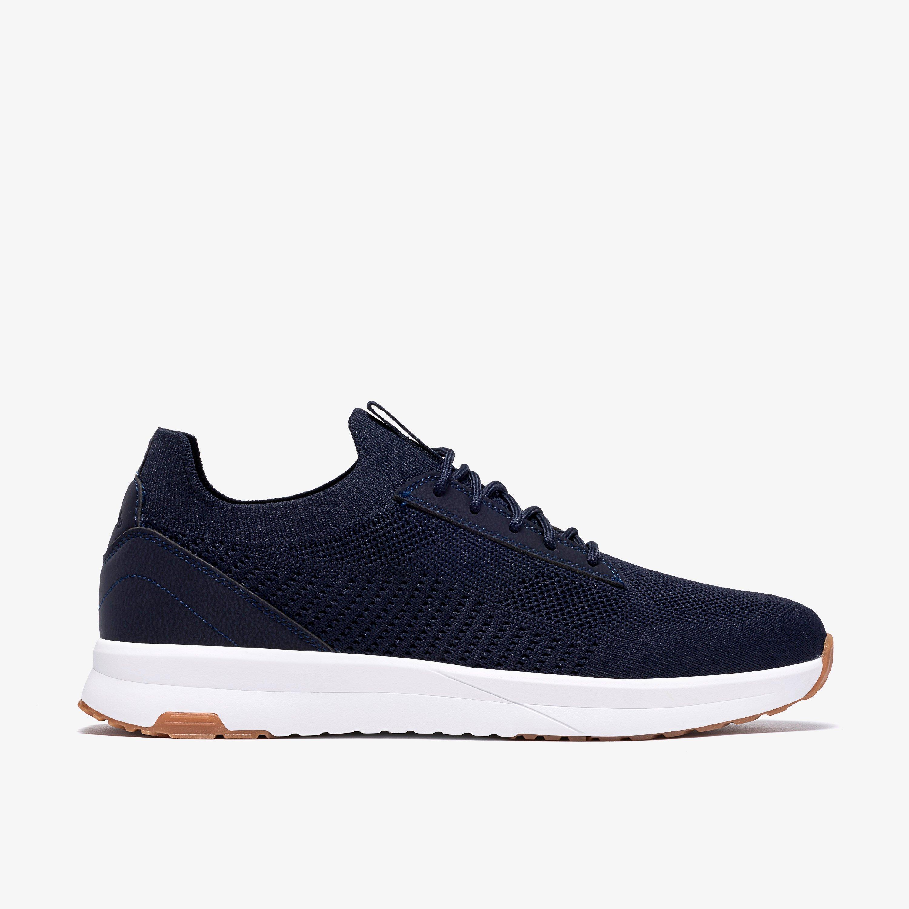 Cellan Lace Navy Trainers, view 1 of 6