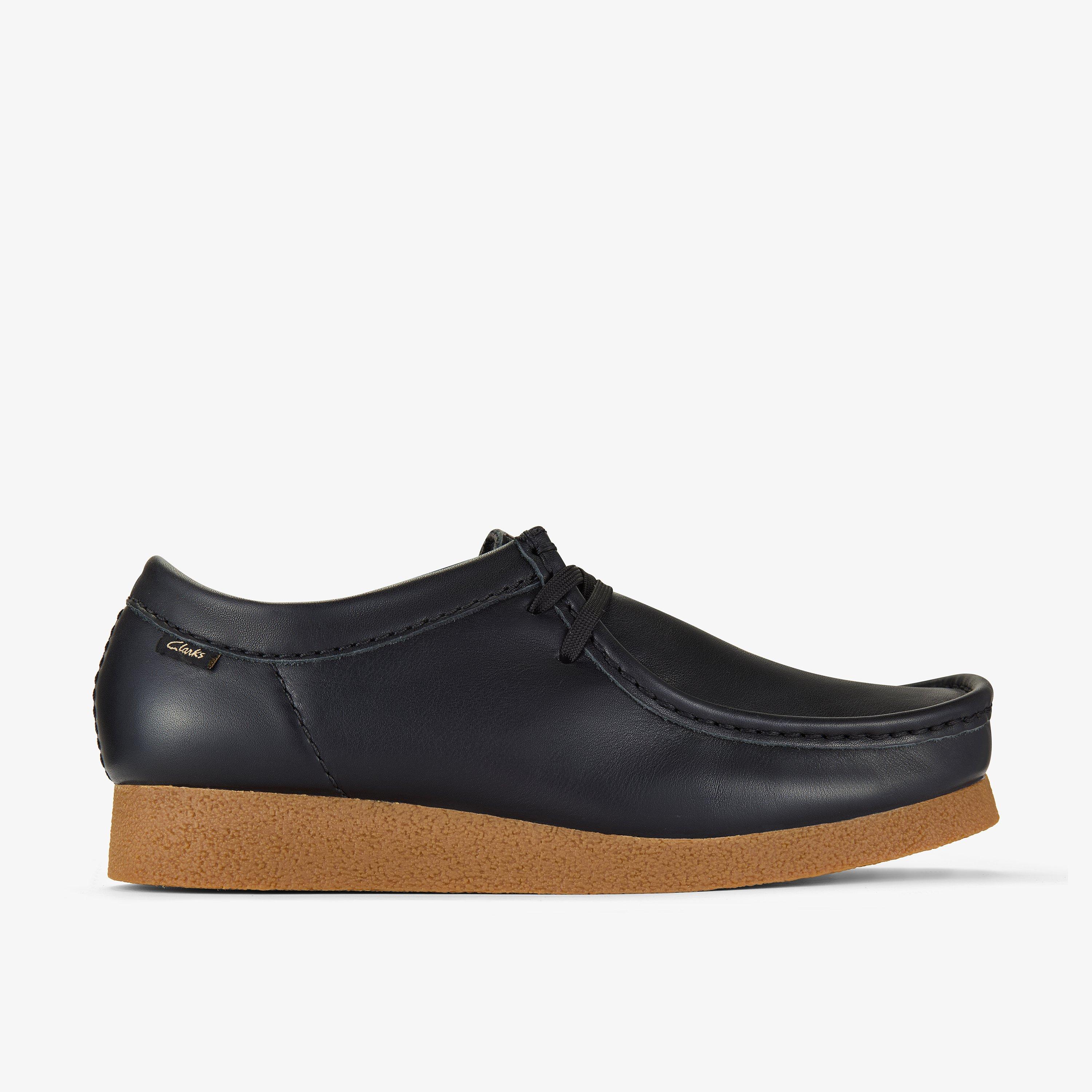 Wallabee EVO II Black Leather Wallabee, view 1 of 6