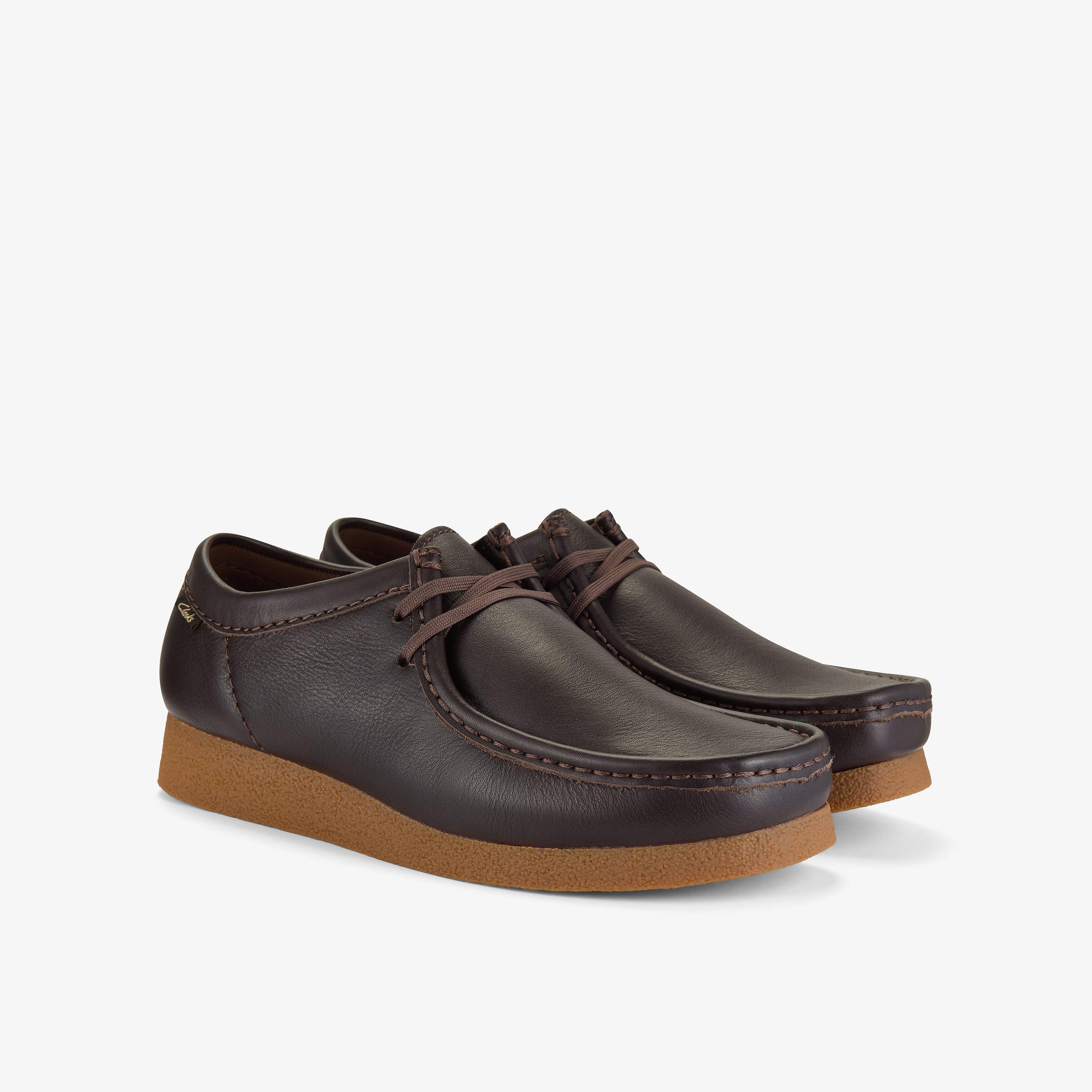 Mens Wallabee EVO II Brown Leather Wallabee | Clarks Outlet