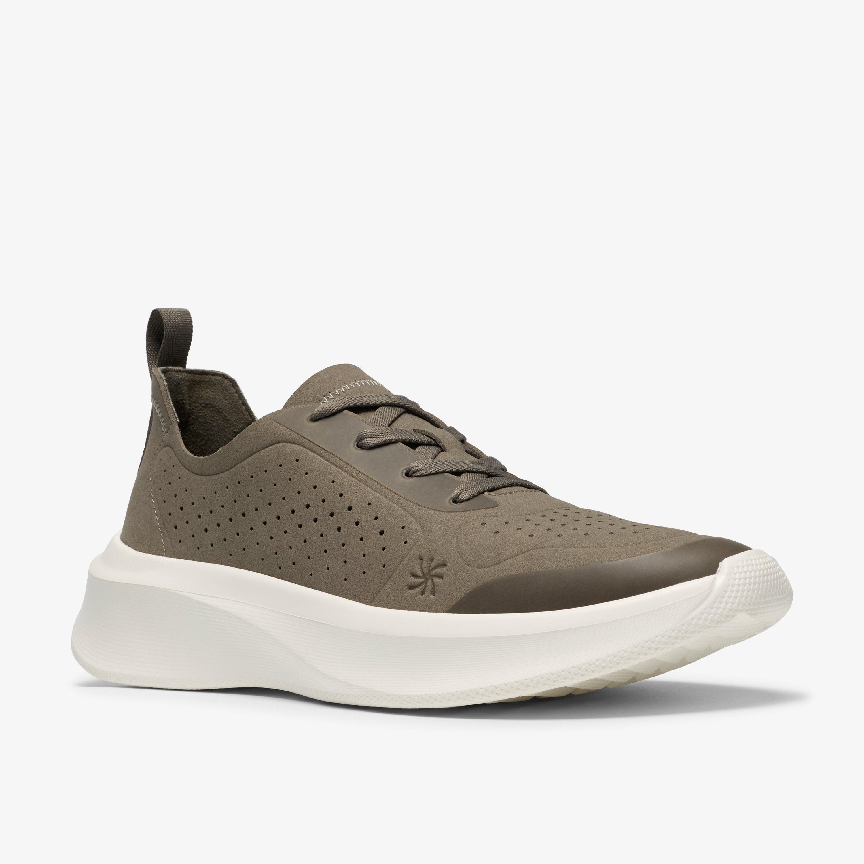 Solevana Tie Dark Grey Trainers, view 4 of 6