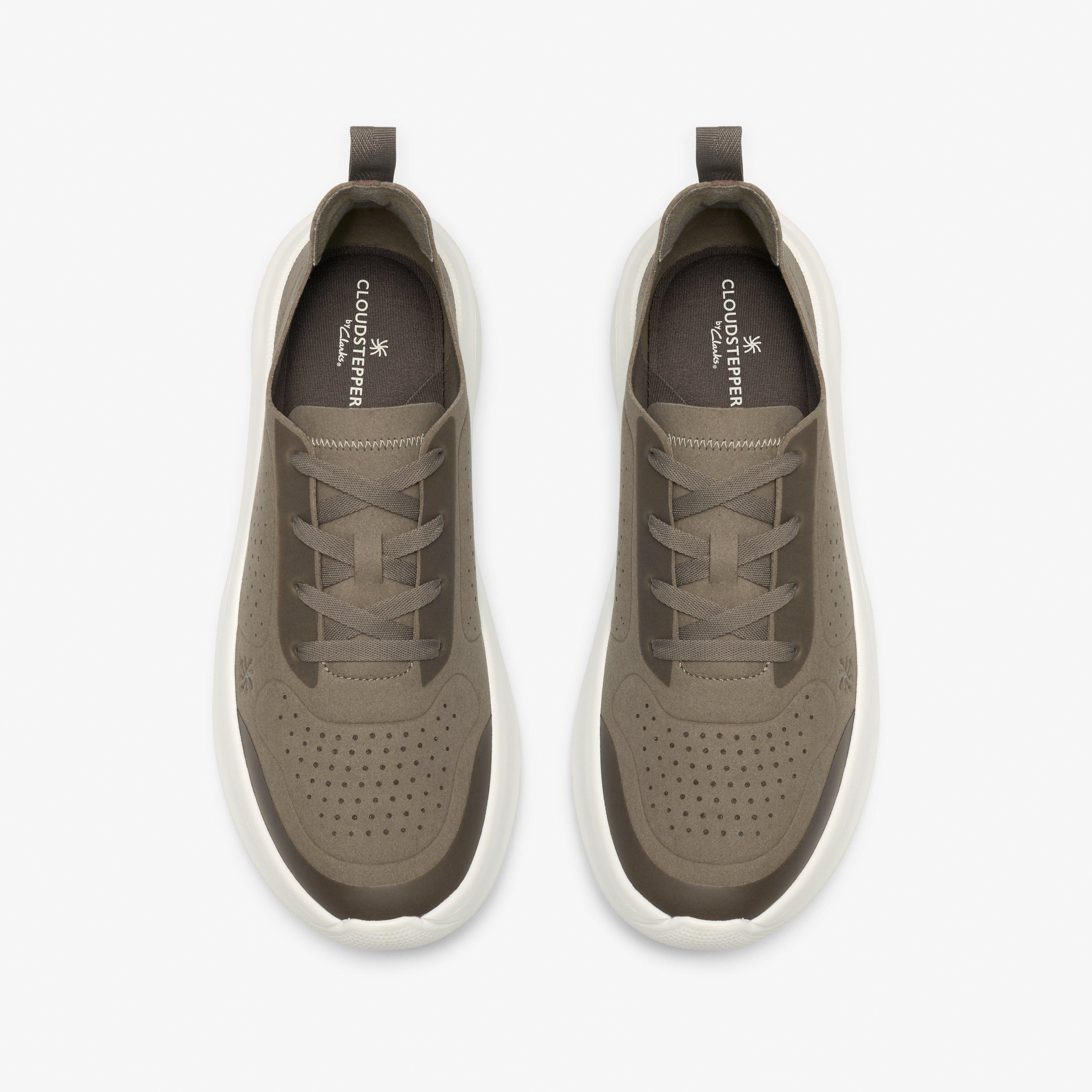 Solevana Tie Dark Grey Trainers, view 6 of 6