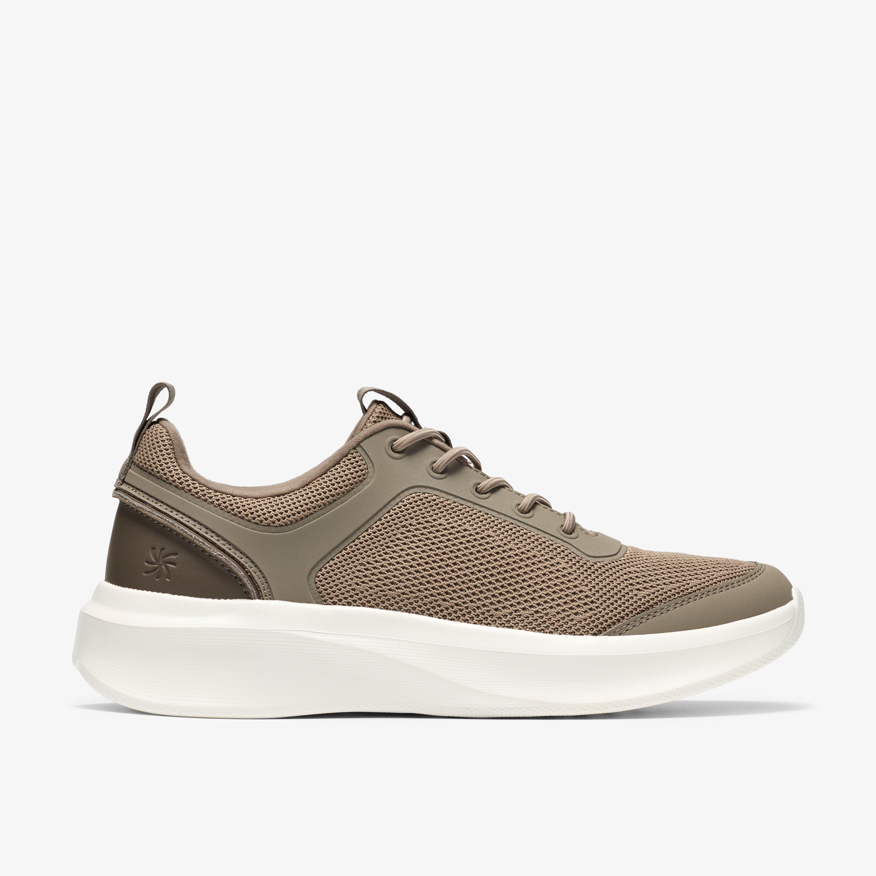 Solevana Sport Taupe Trainers Lace Up, view 1 of 6
