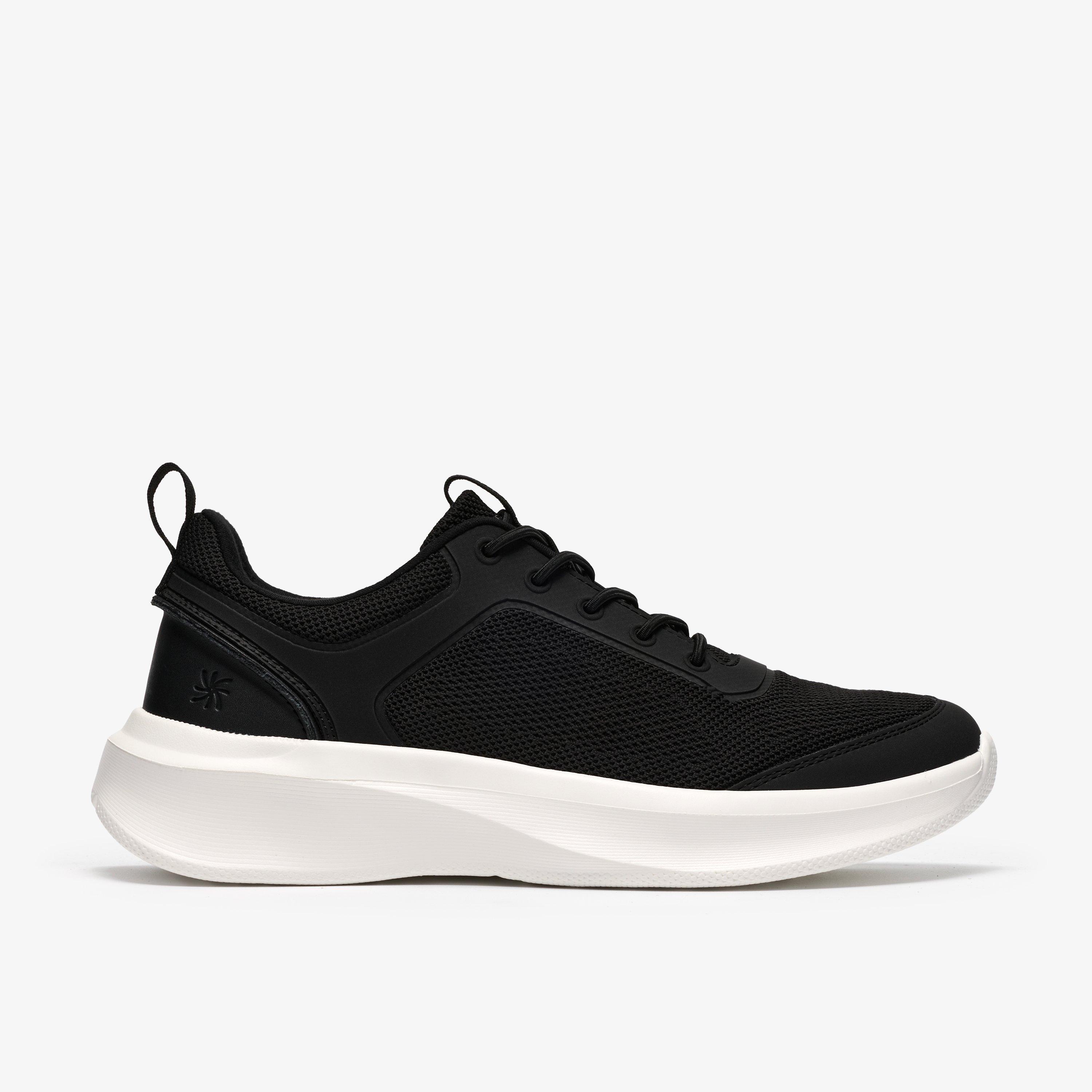 Solevana Sport Black Trainers Lace Up, view 1 of 6