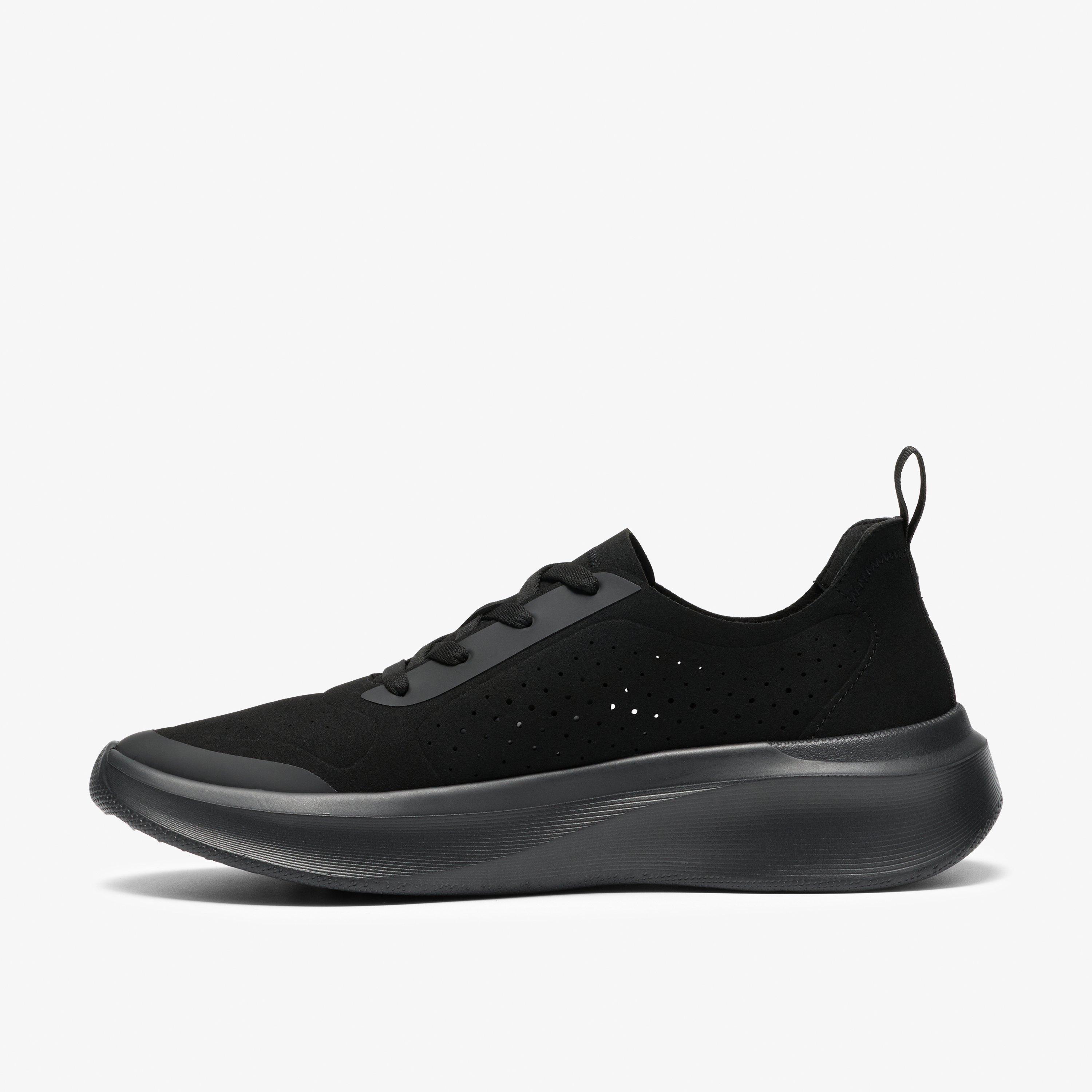Solevana Tie Black/Black Trainers, view 2 of 5