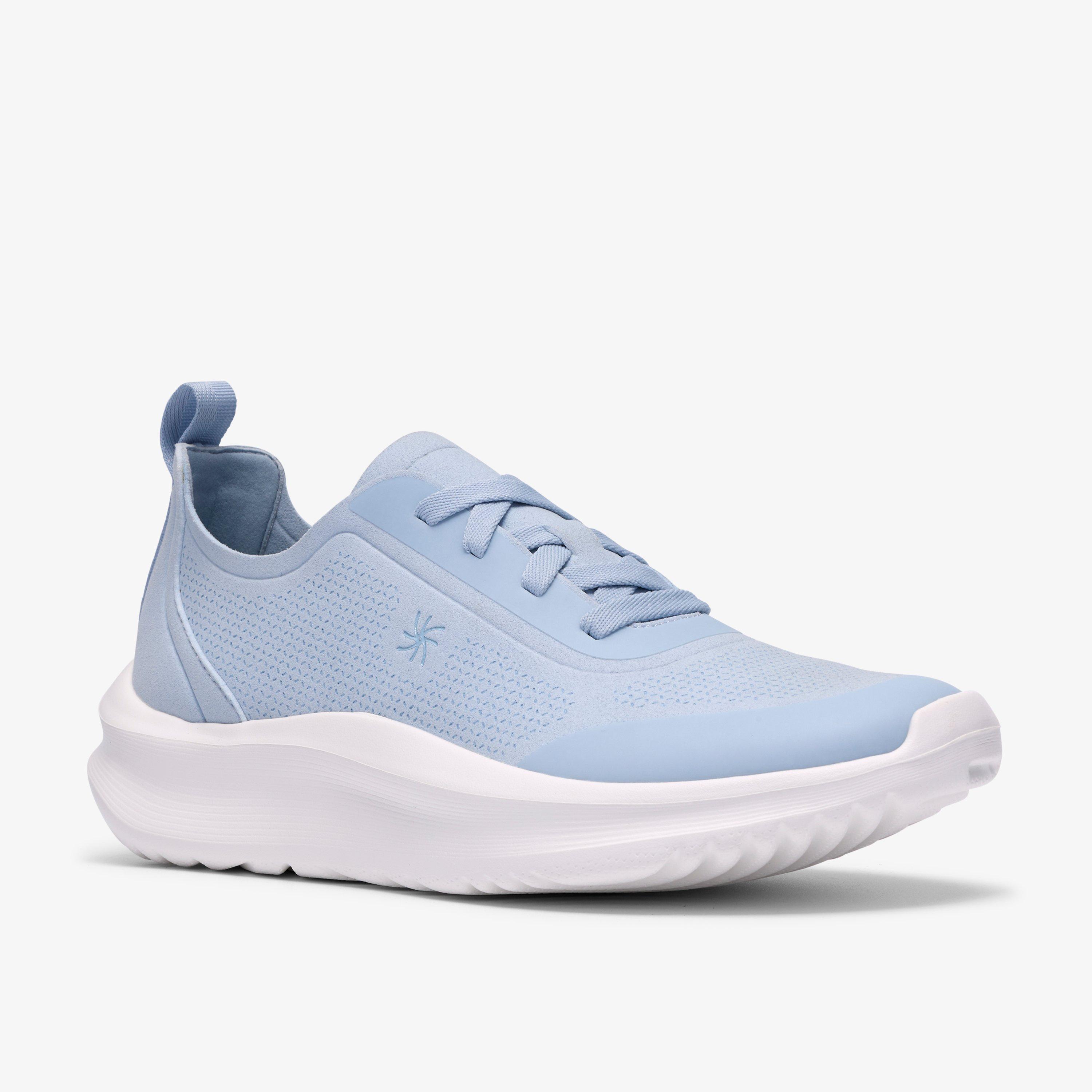 Solevana Ria Light Blue Trainers, view 4 of 6
