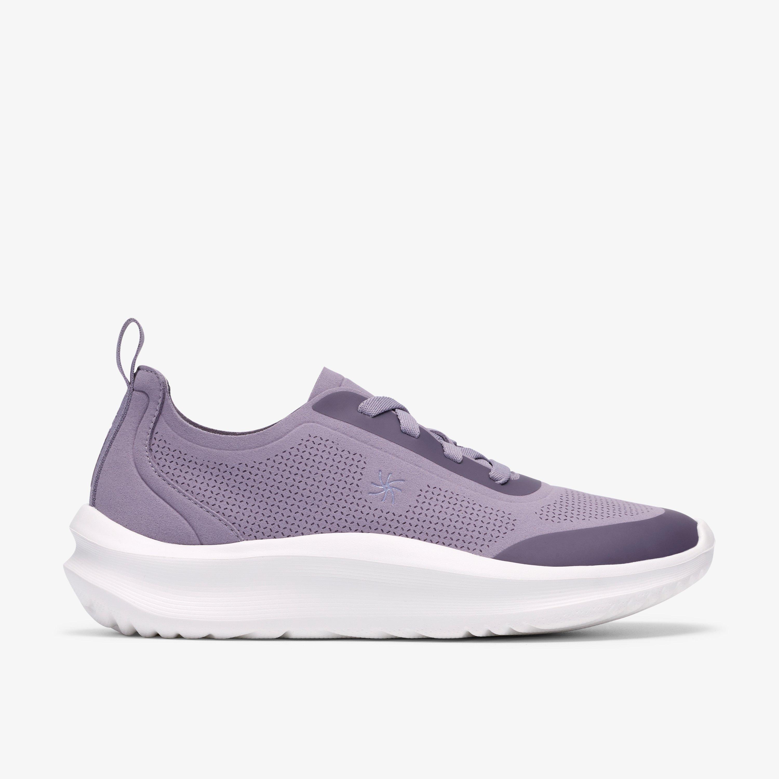 Solevana Ria Purple Grey Trainers, view 1 of 6