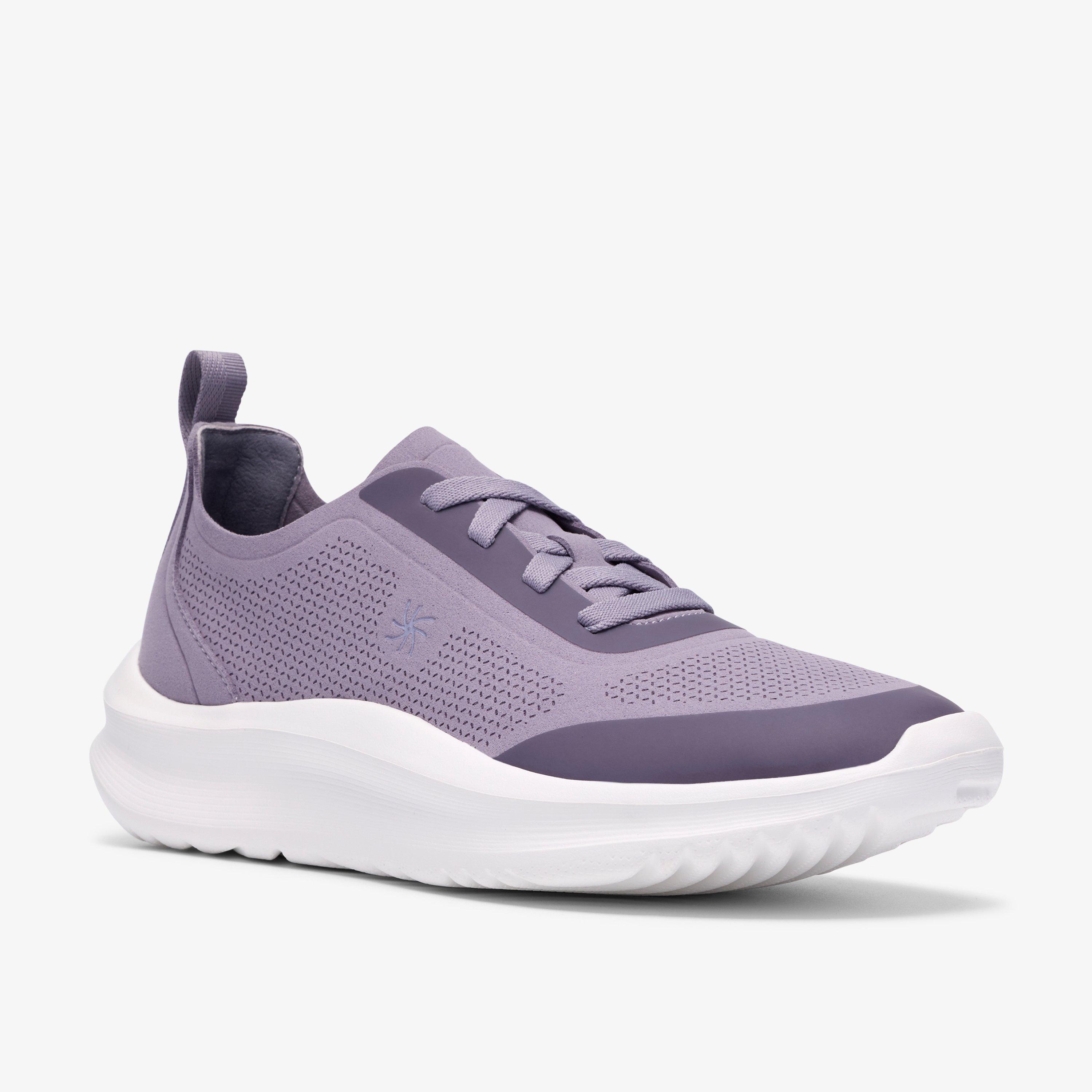 Solevana Ria Purple Grey Trainers, view 4 of 6