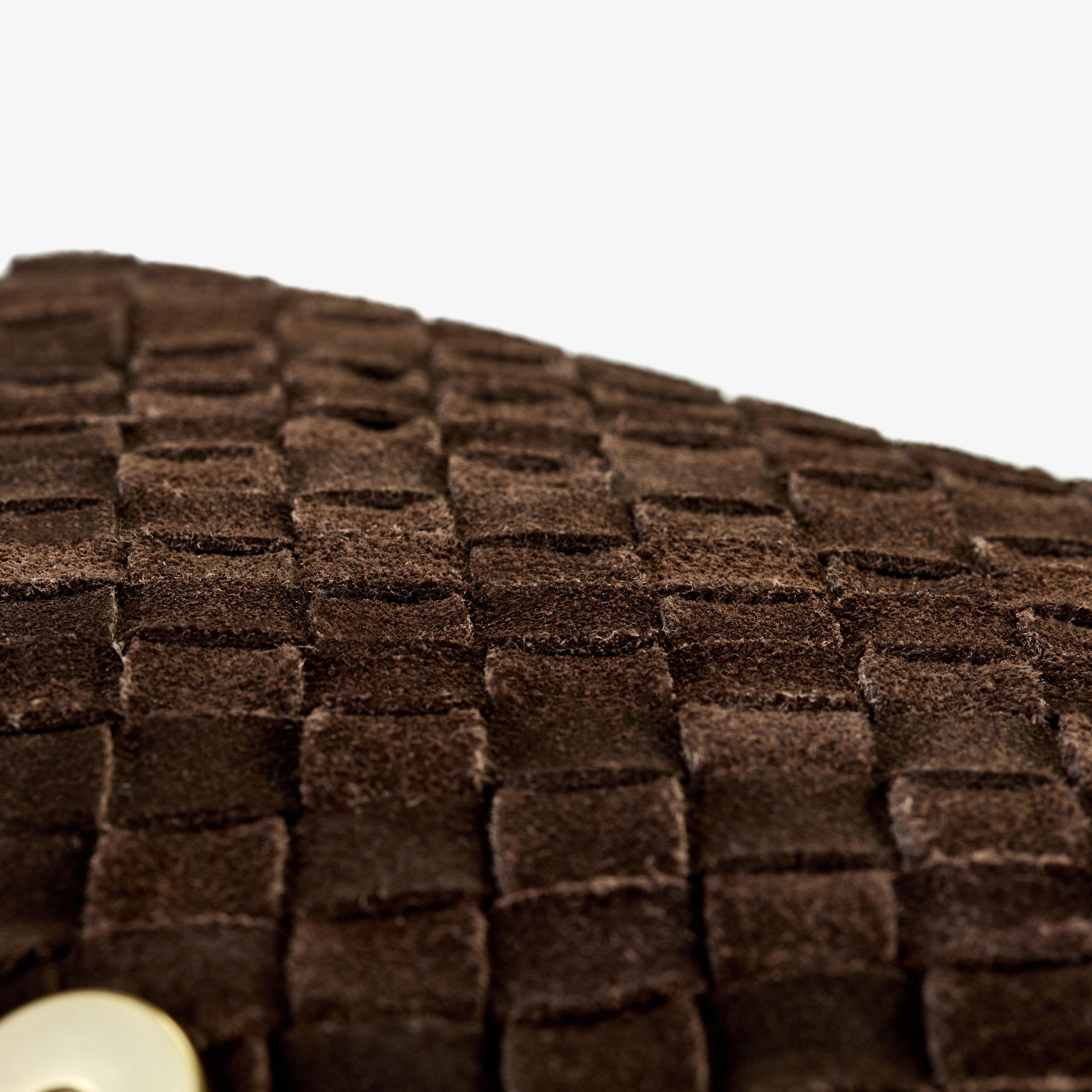 Leonie Woven Daim chocolat Sac  bandoulière Sac d'épaule, view 4 of 7