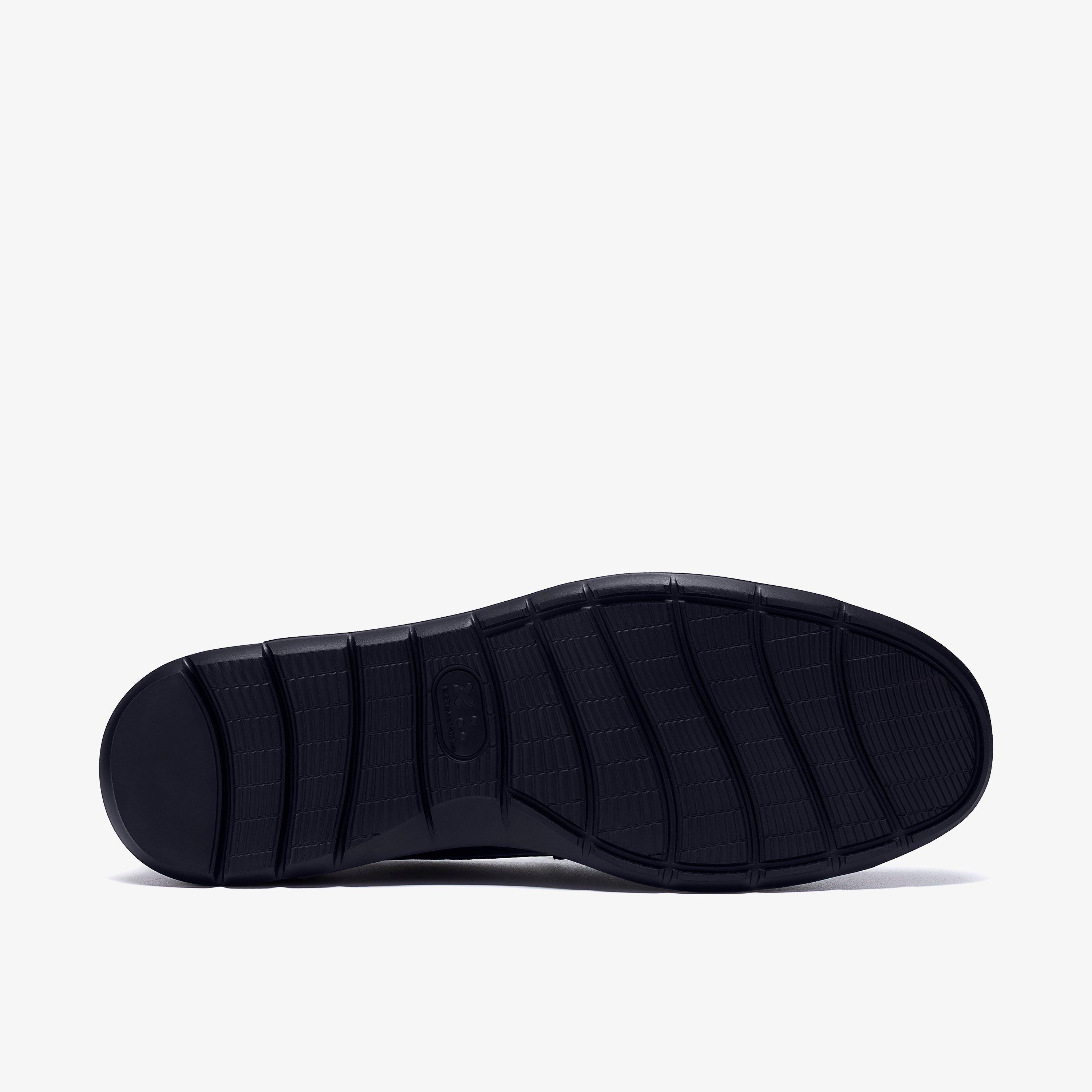Linton Easy Navy Leather Loafers Slip Ons, view 3 of 6
