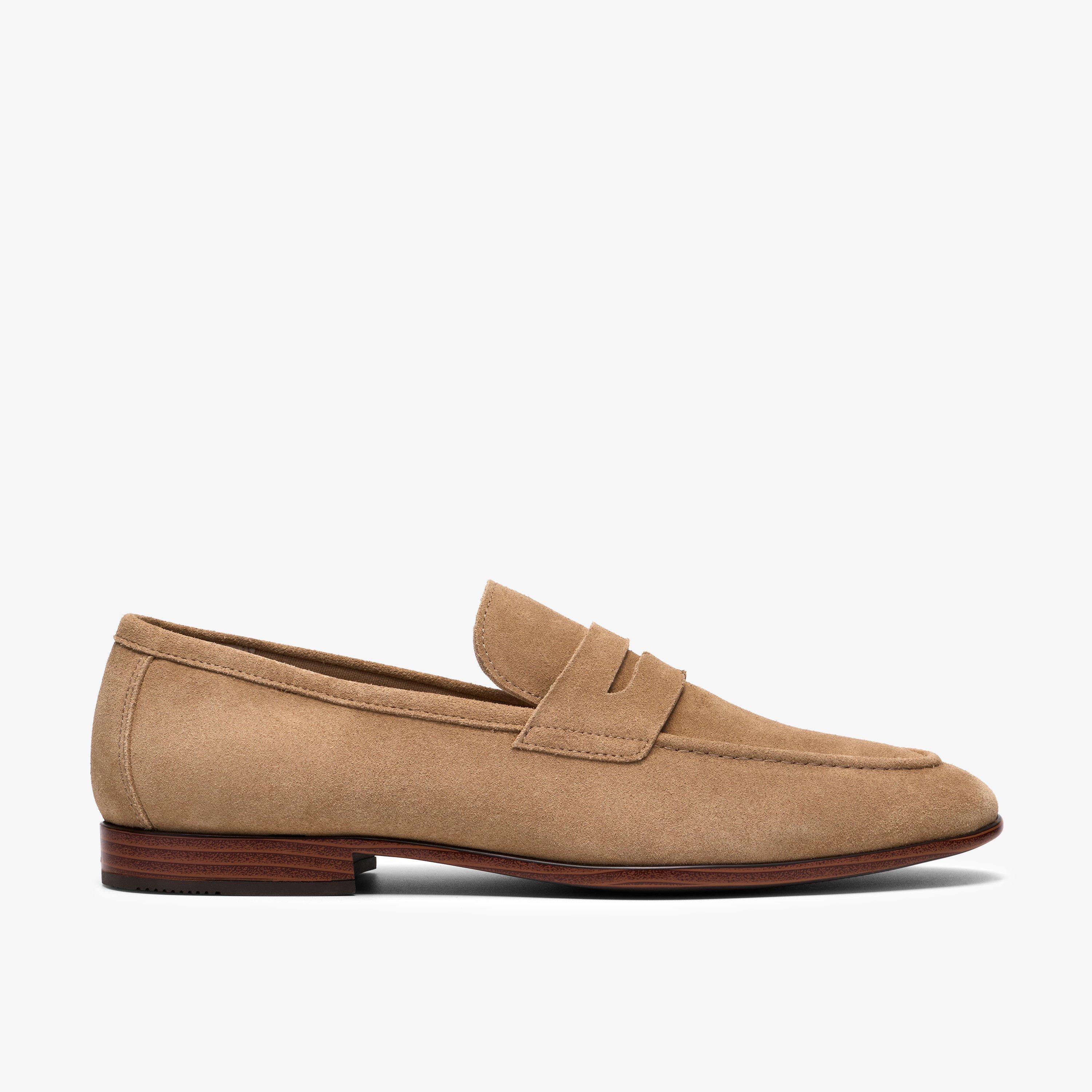 Winsford Easy Sand Suede Loafers Slip Ons, view 1 of 6