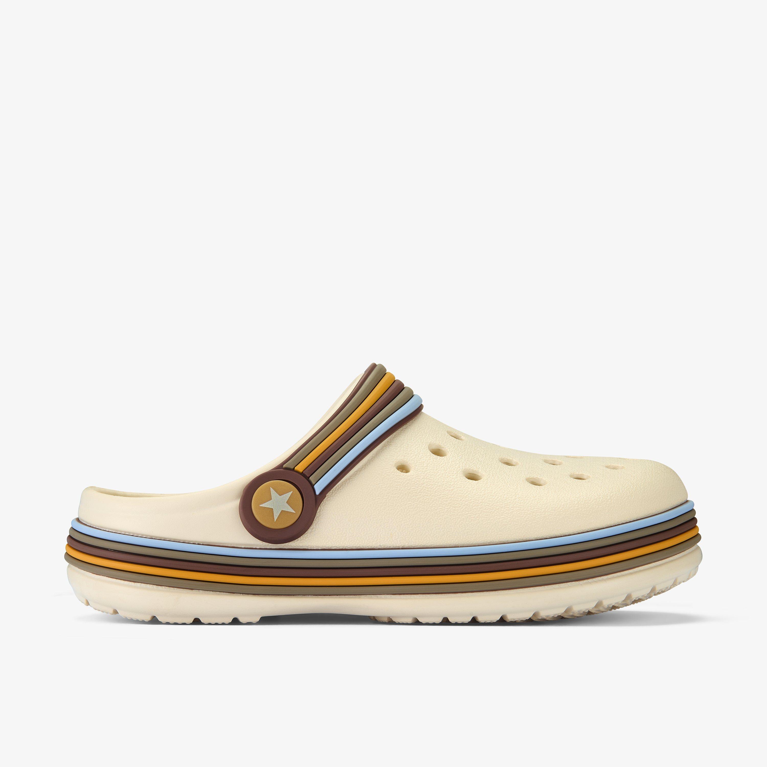 Quinn Pop Kid Cotton Combination Flat Sandals, view 1 of 6