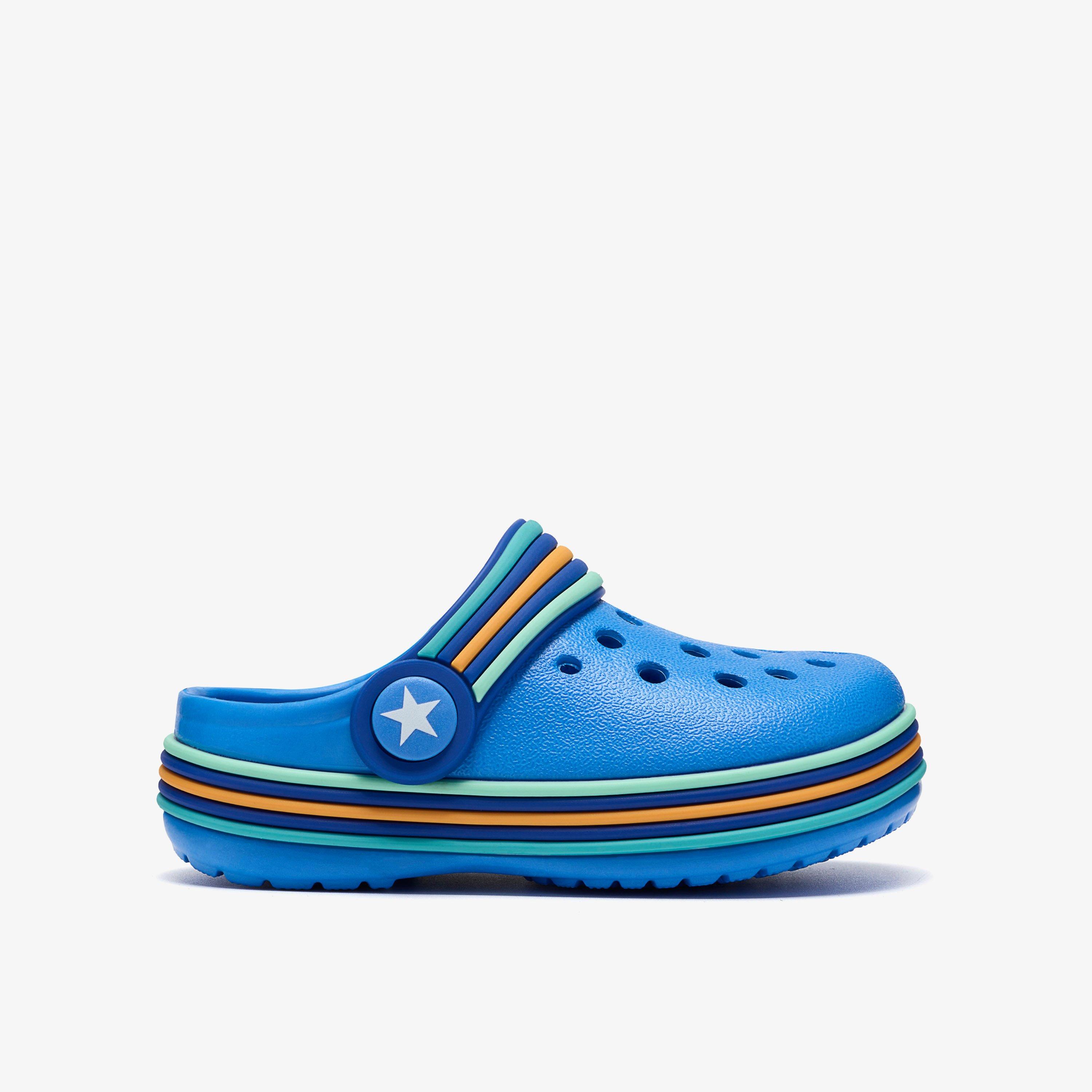 Quinn Pop Toddler Blue Flat Sandals, view 1 of 6