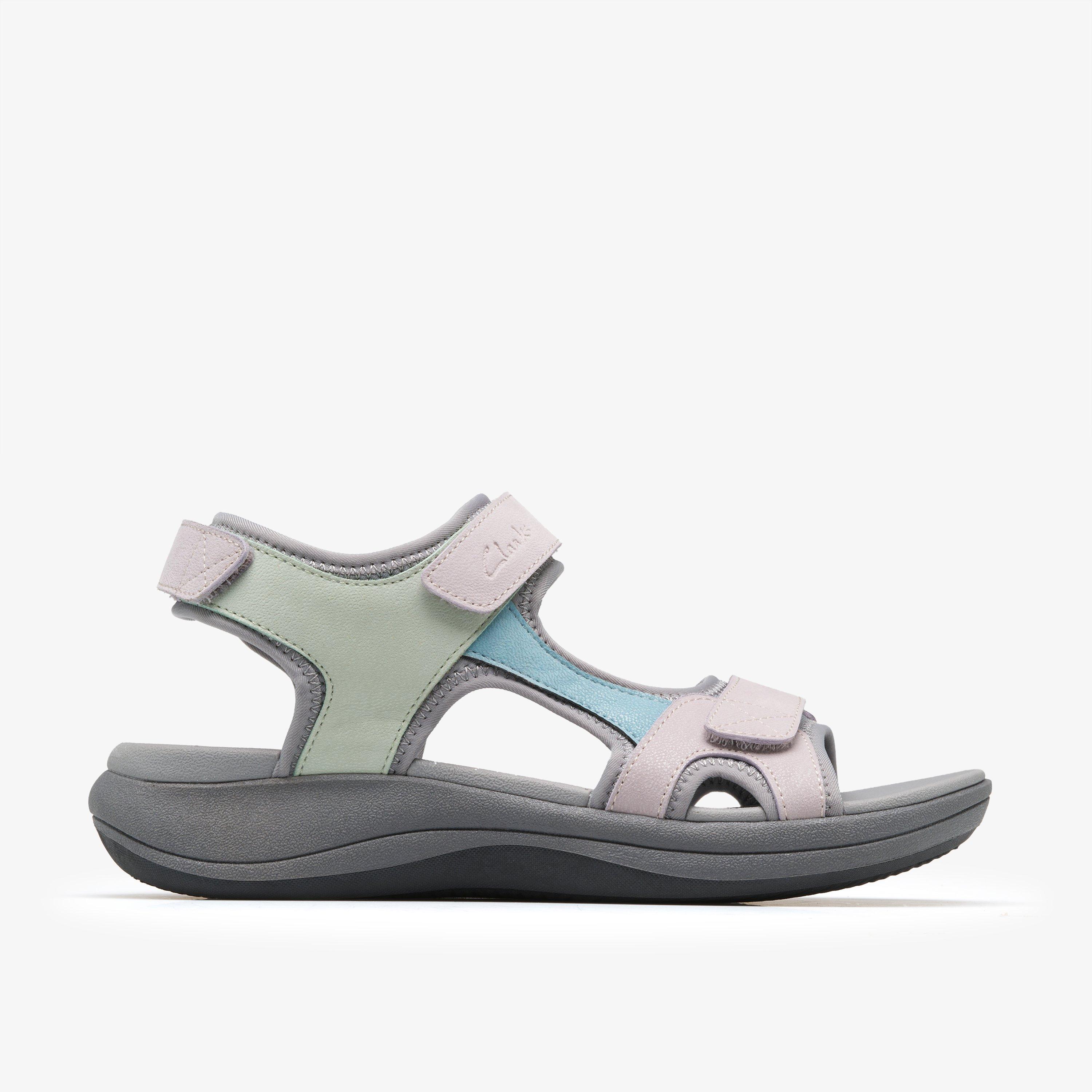Mira Bay Sandal  Grey/Green Strappy Sandals Flat Sandals, view 1 of 6