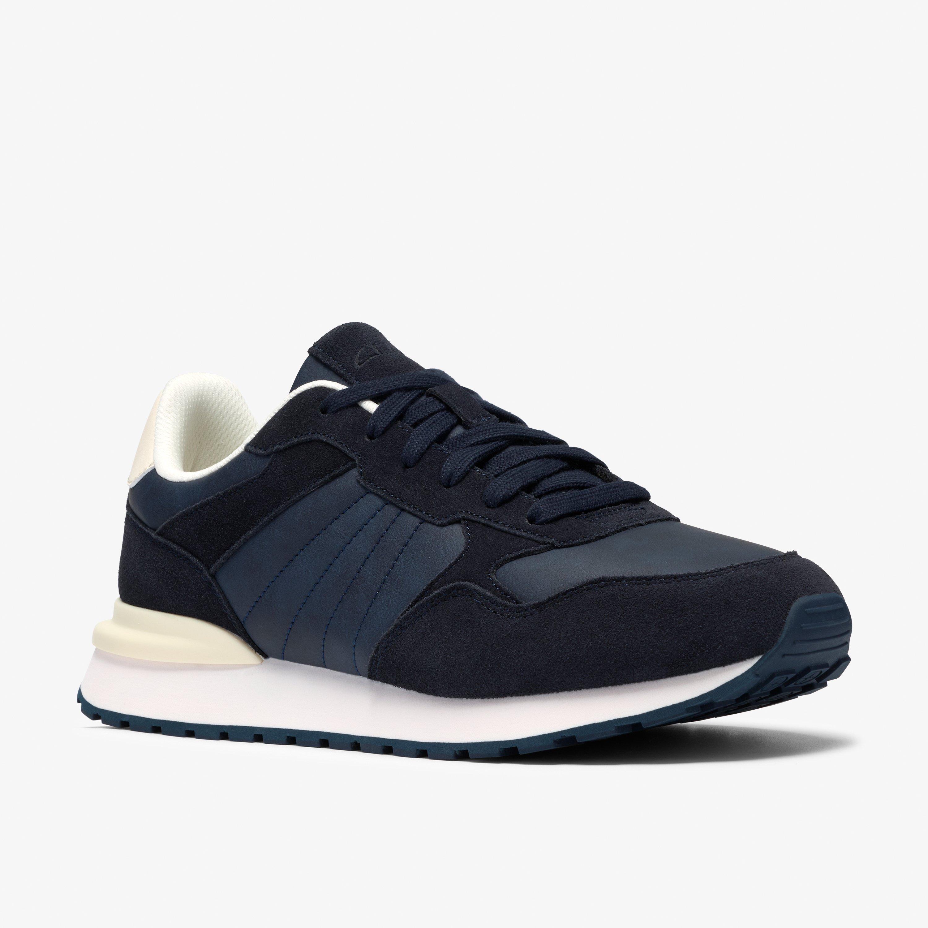 Franco Lace Navy Trainers, view 4 of 6