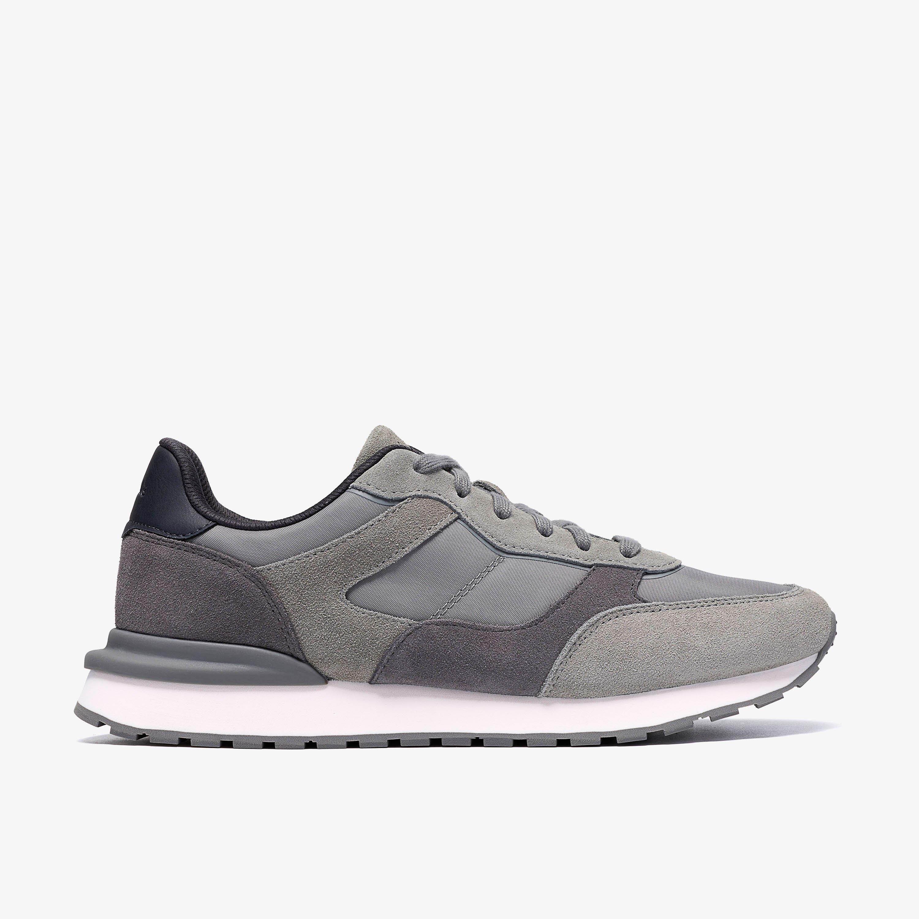 Franco Run Grey Combination Trainers, view 1 of 6