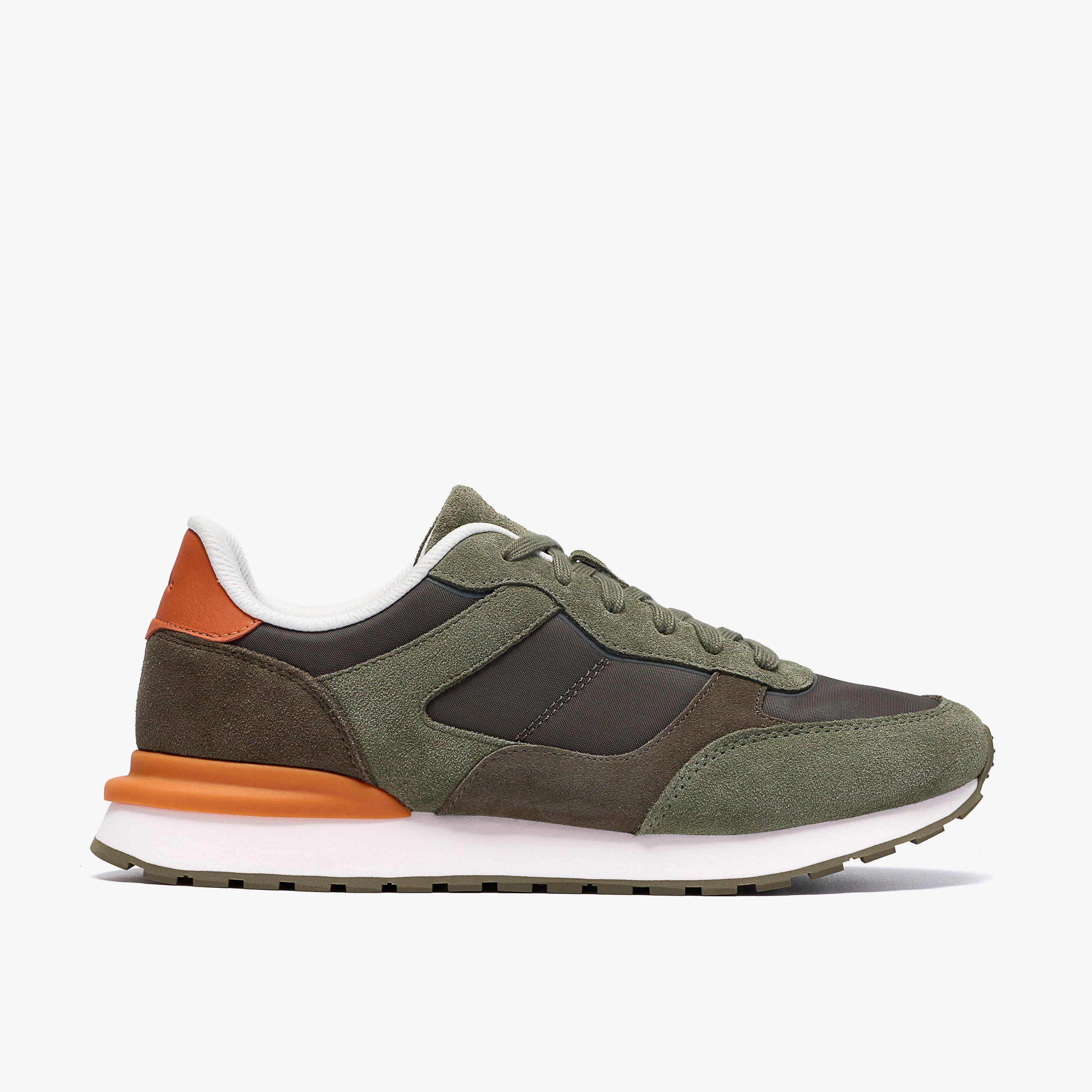 Franco Run Olive Combination Trainers, view 1 of 6