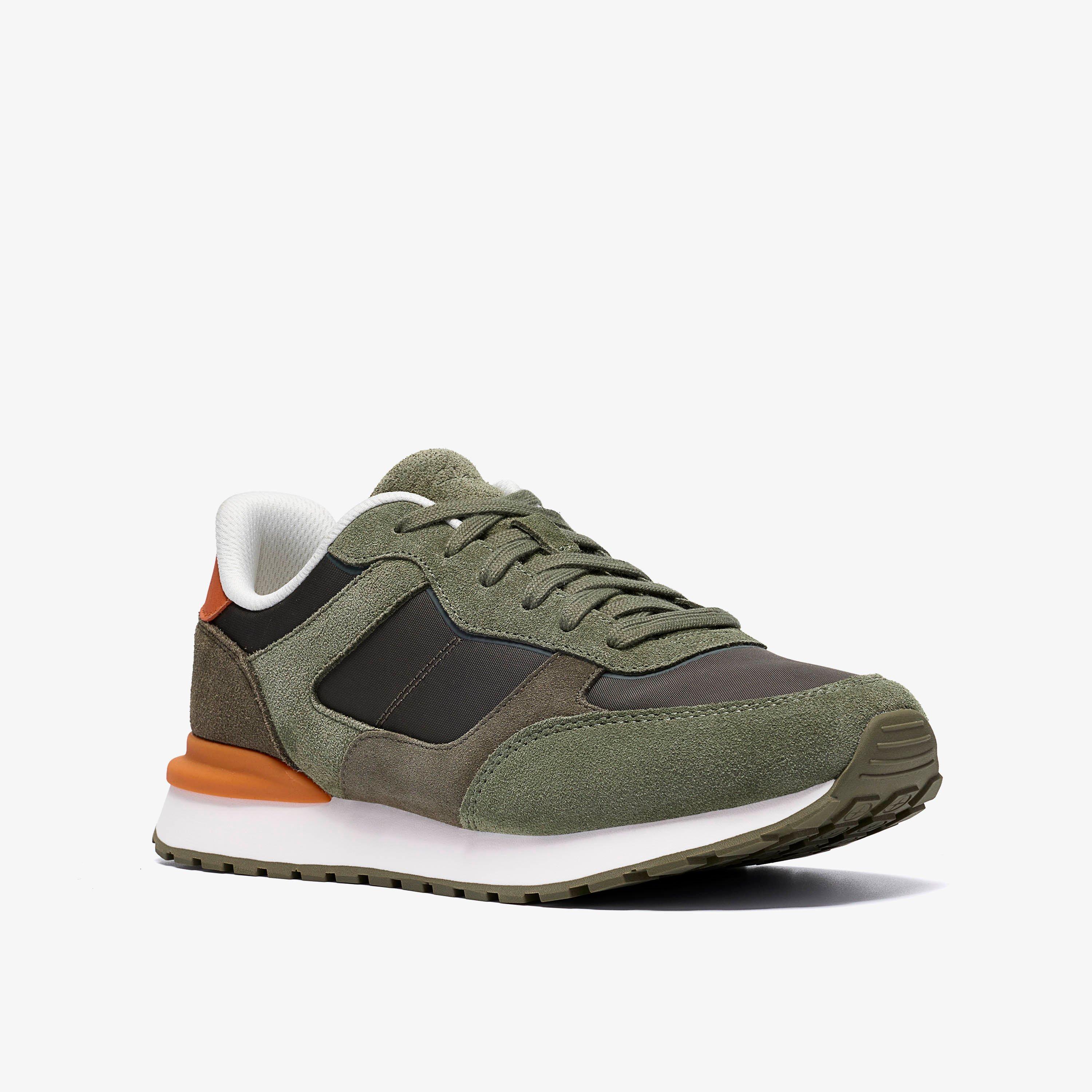 Franco Run Olive Combination Trainers, view 4 of 6