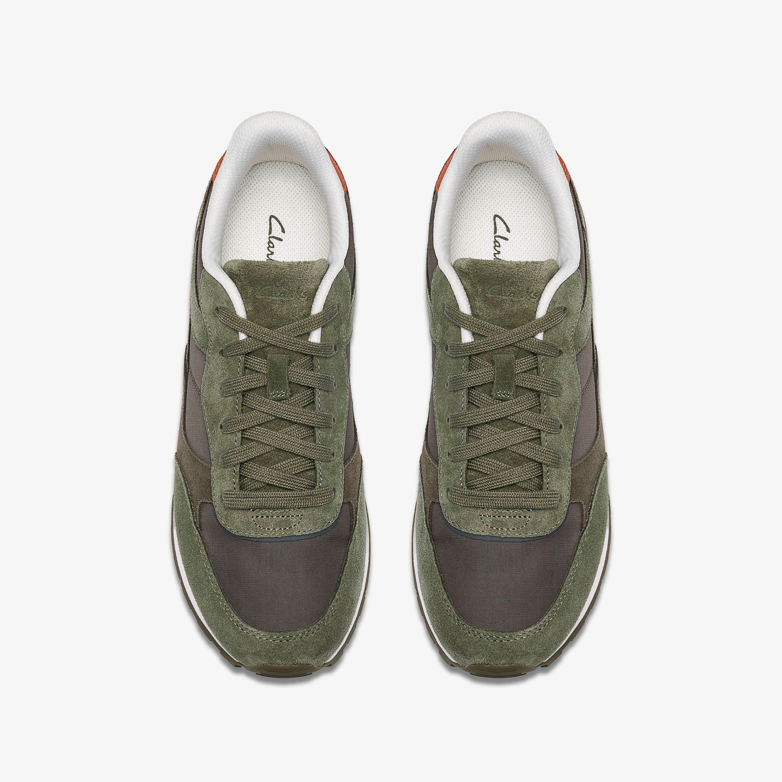 Franco Run Olive Combination Trainers, view 6 of 6