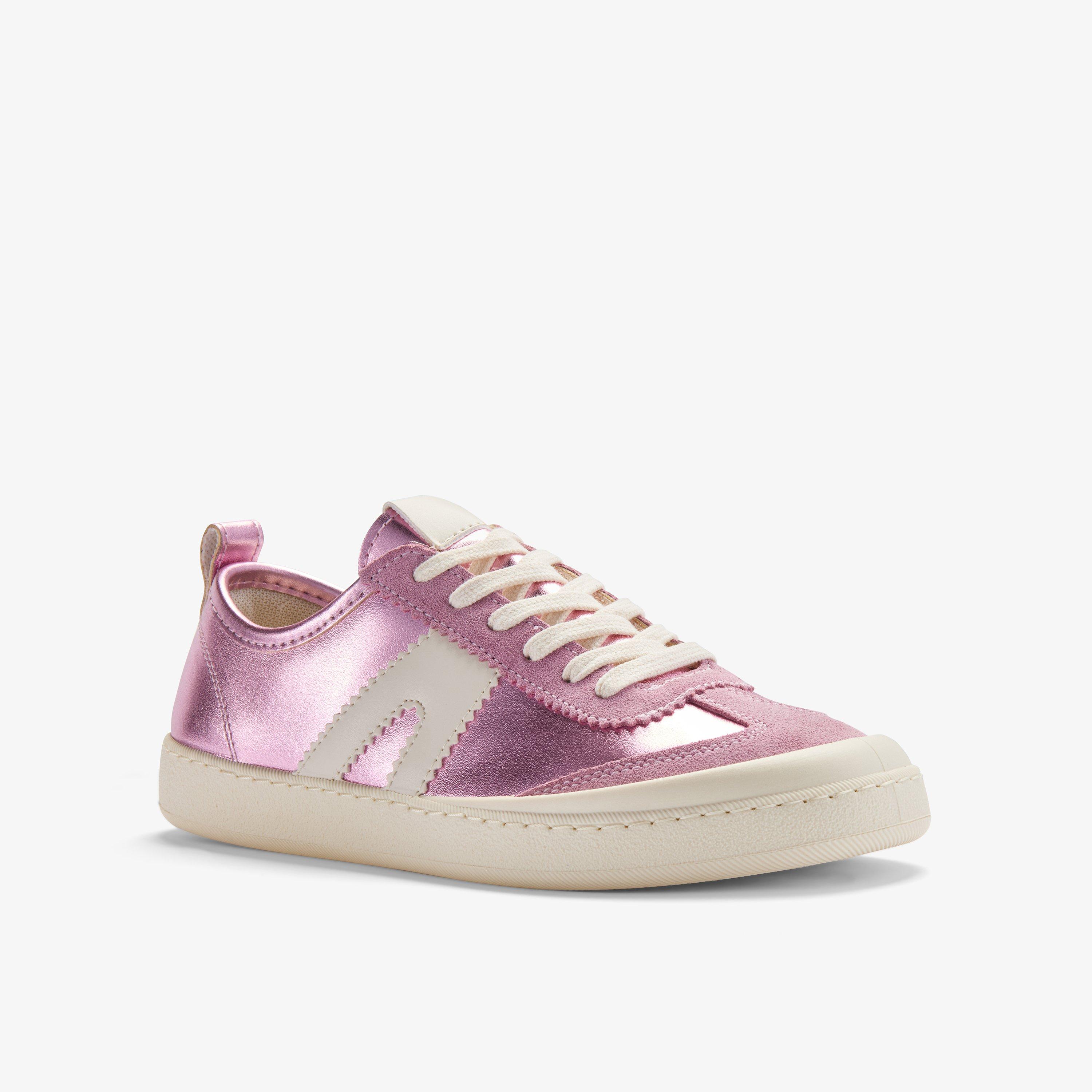 Coralea Lace Pink Metallic