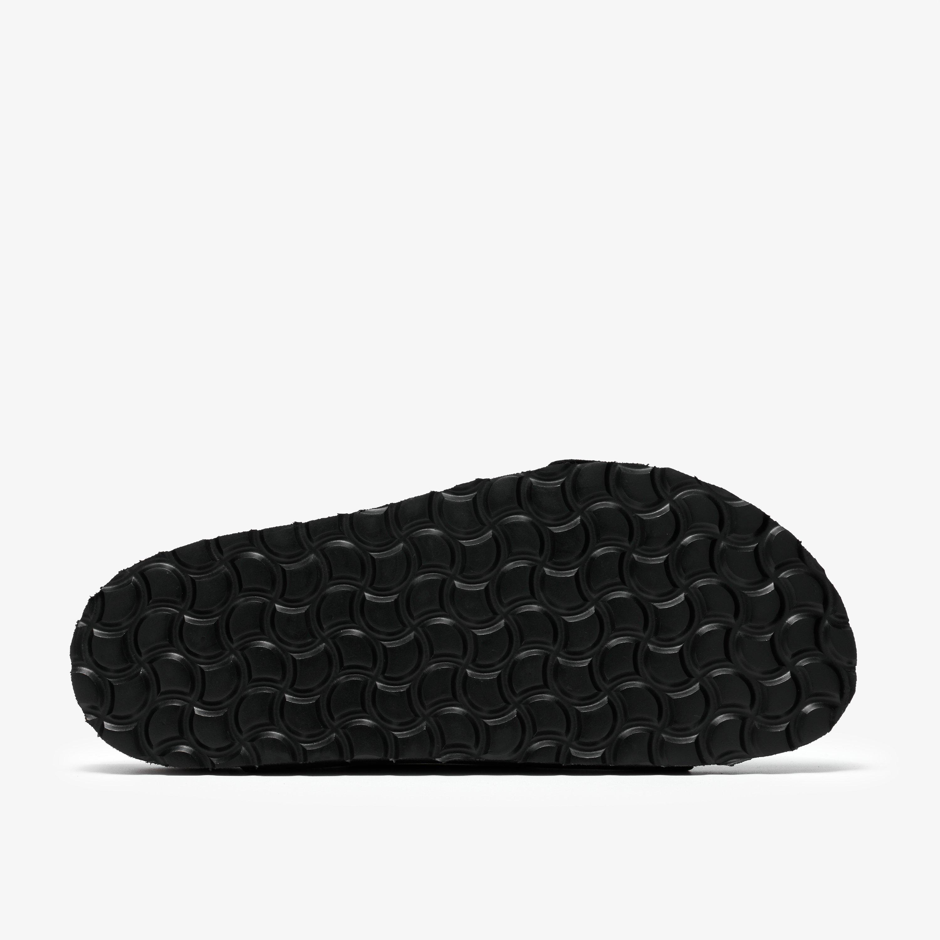 Wembury Strap Grey Suede Slip Ons Flat Sandals, view 3 of 6