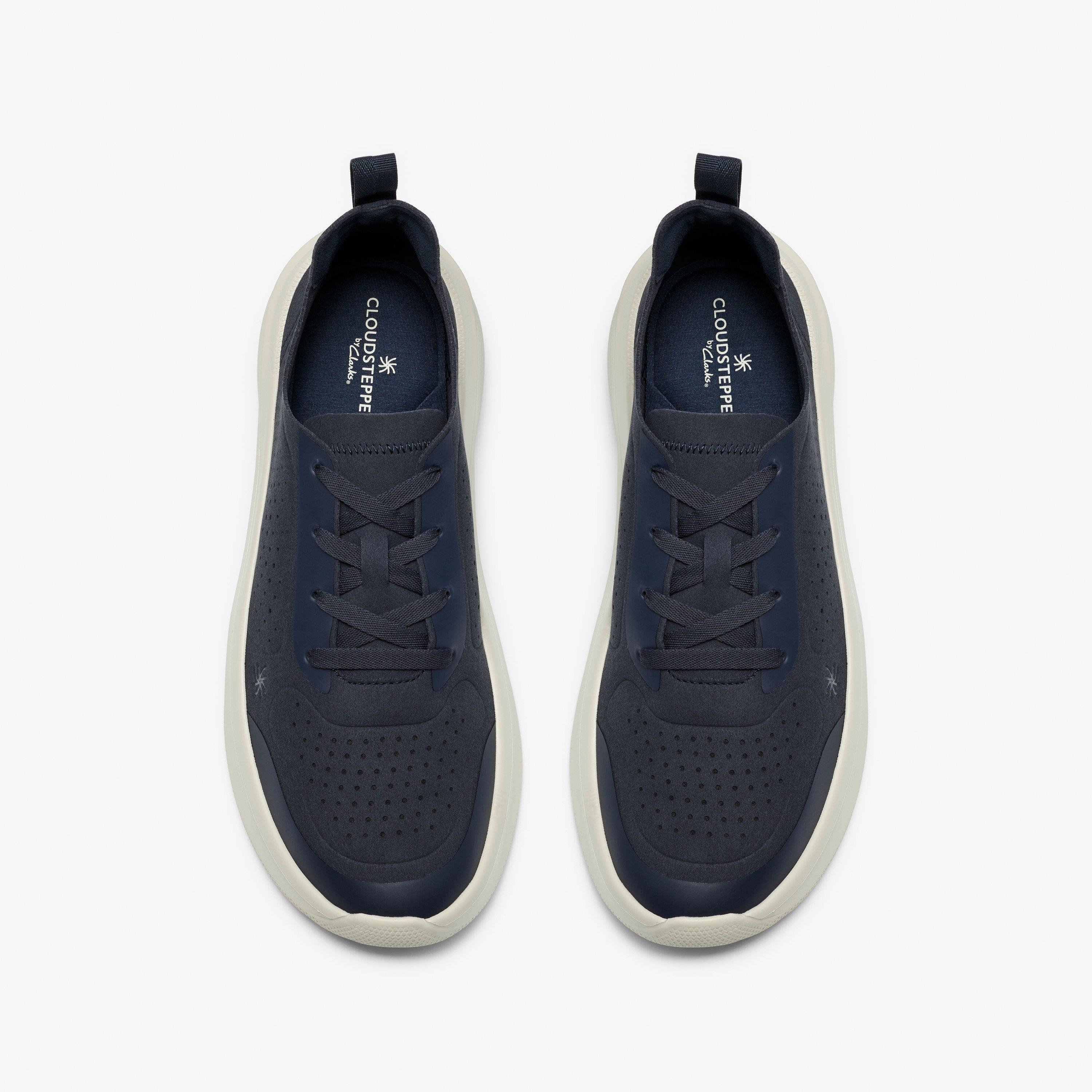 Solevana Tie Navy Trainers, view 6 of 6