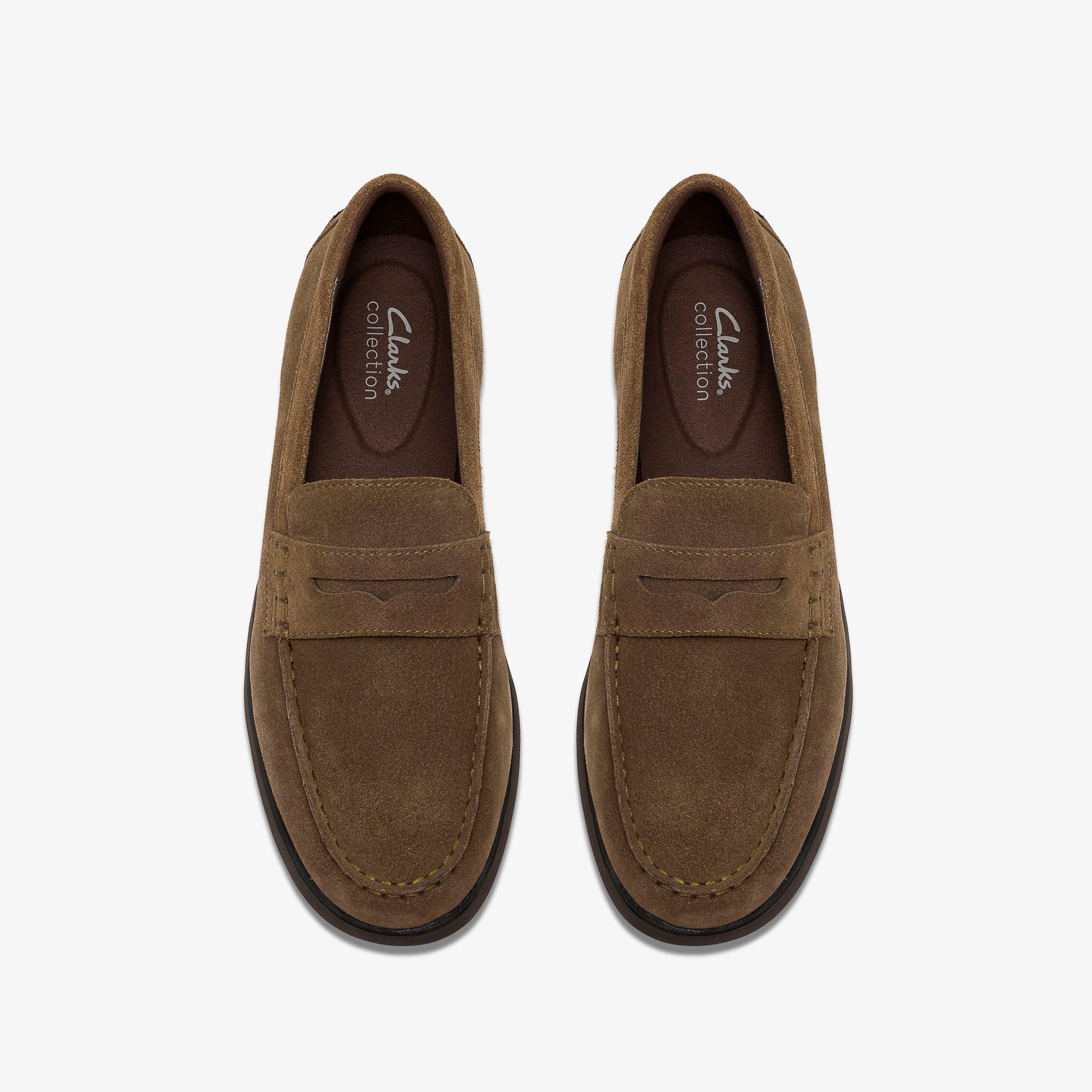 Linton Easy Olive Suede Loafers, view 6 of 6