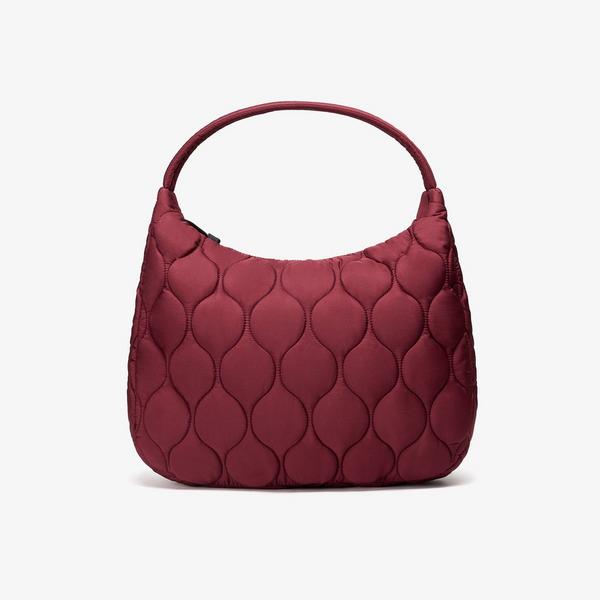 Quilted Tote Bag  — Red