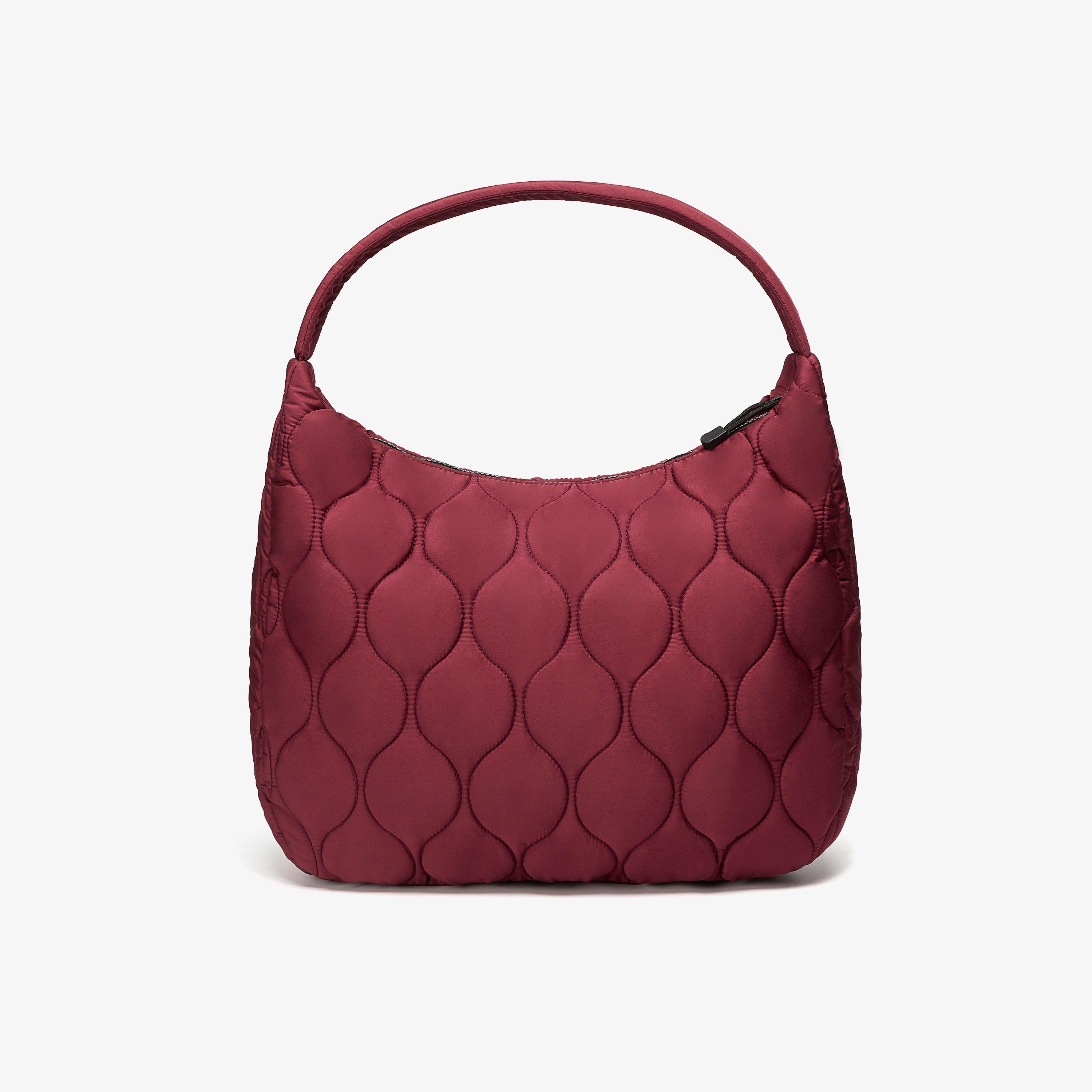 Quilted Tote Bag  — Red