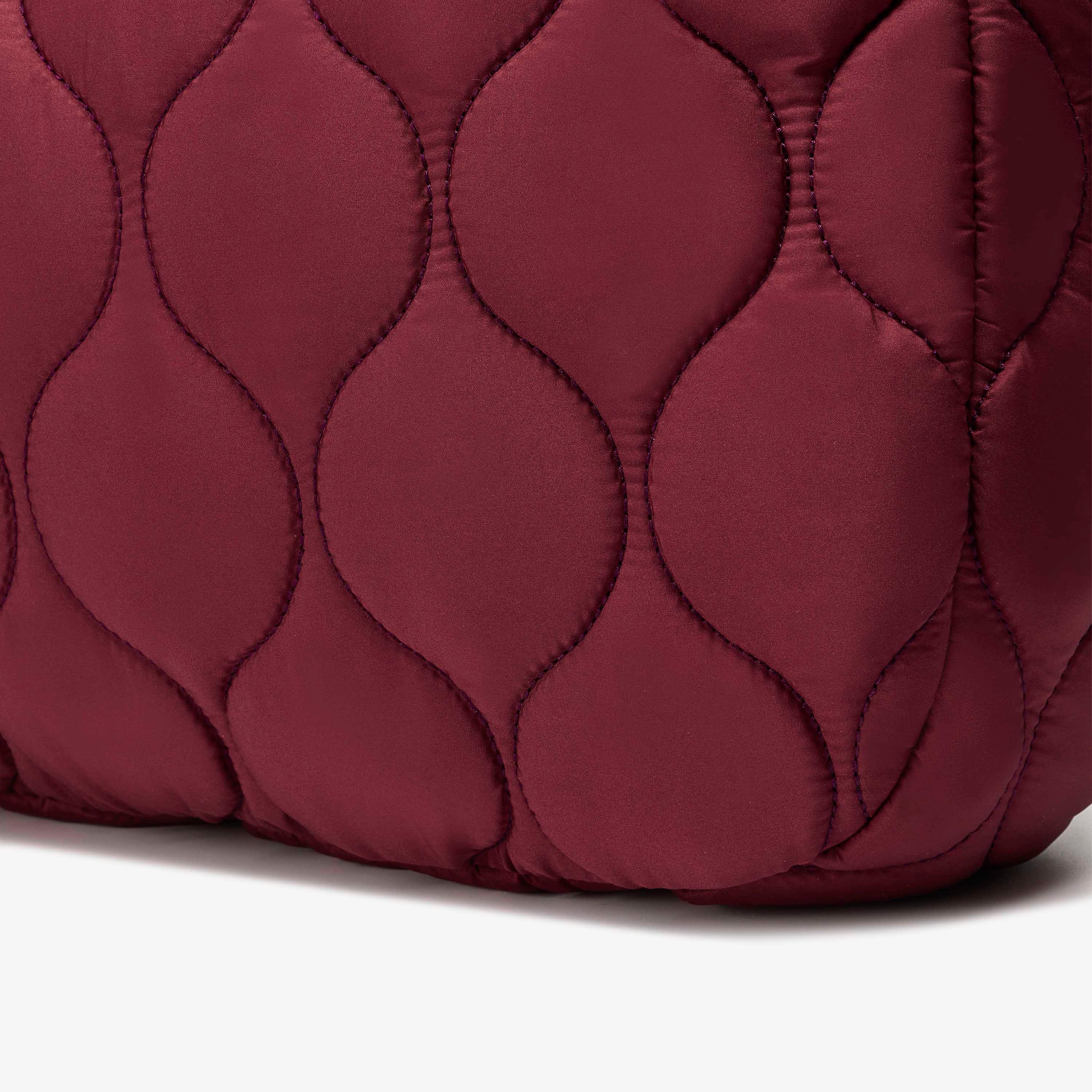 Quilted Tote Bag  — Red