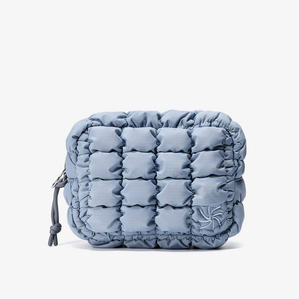 Quilt Wash Bag — Blue