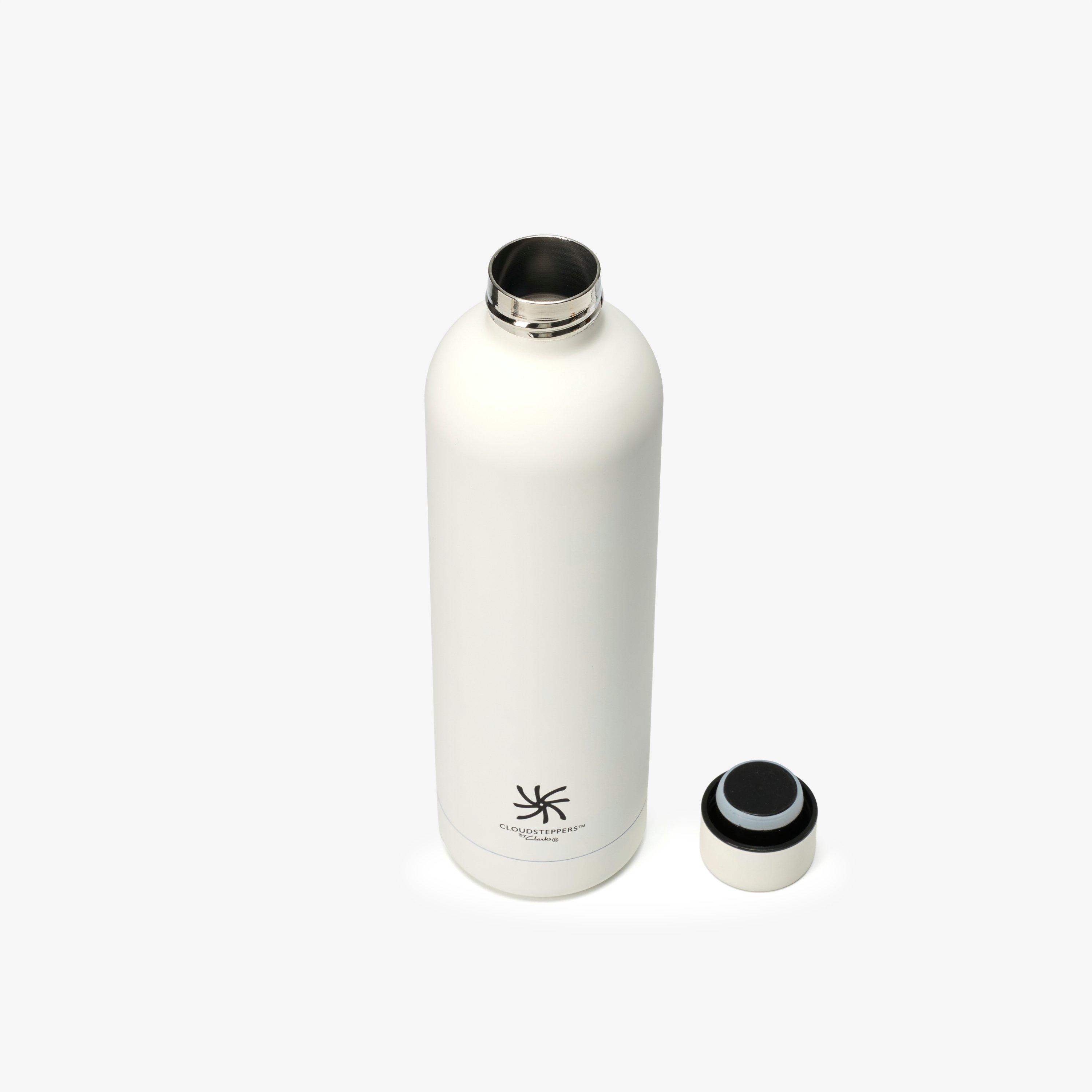 Cloudsteppers Water Bottle 25.4oz  — White