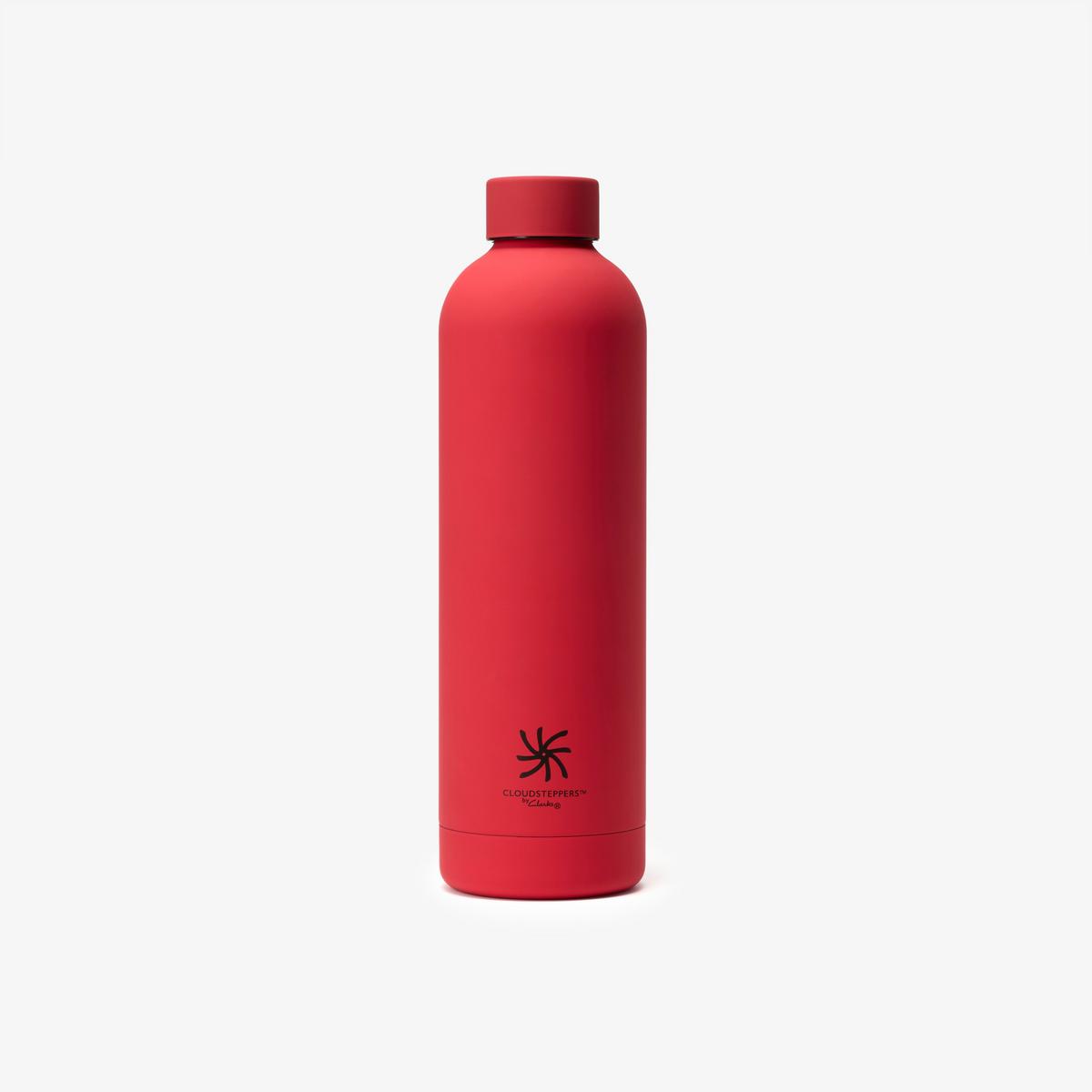 Cloudsteppers Water Bottle 25.4oz  — Red