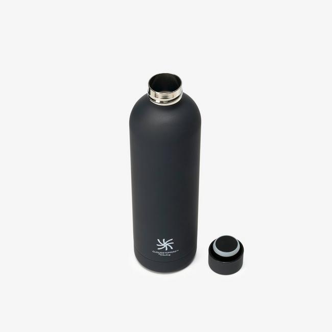 Clarks Cloudsteppers black water bottle.