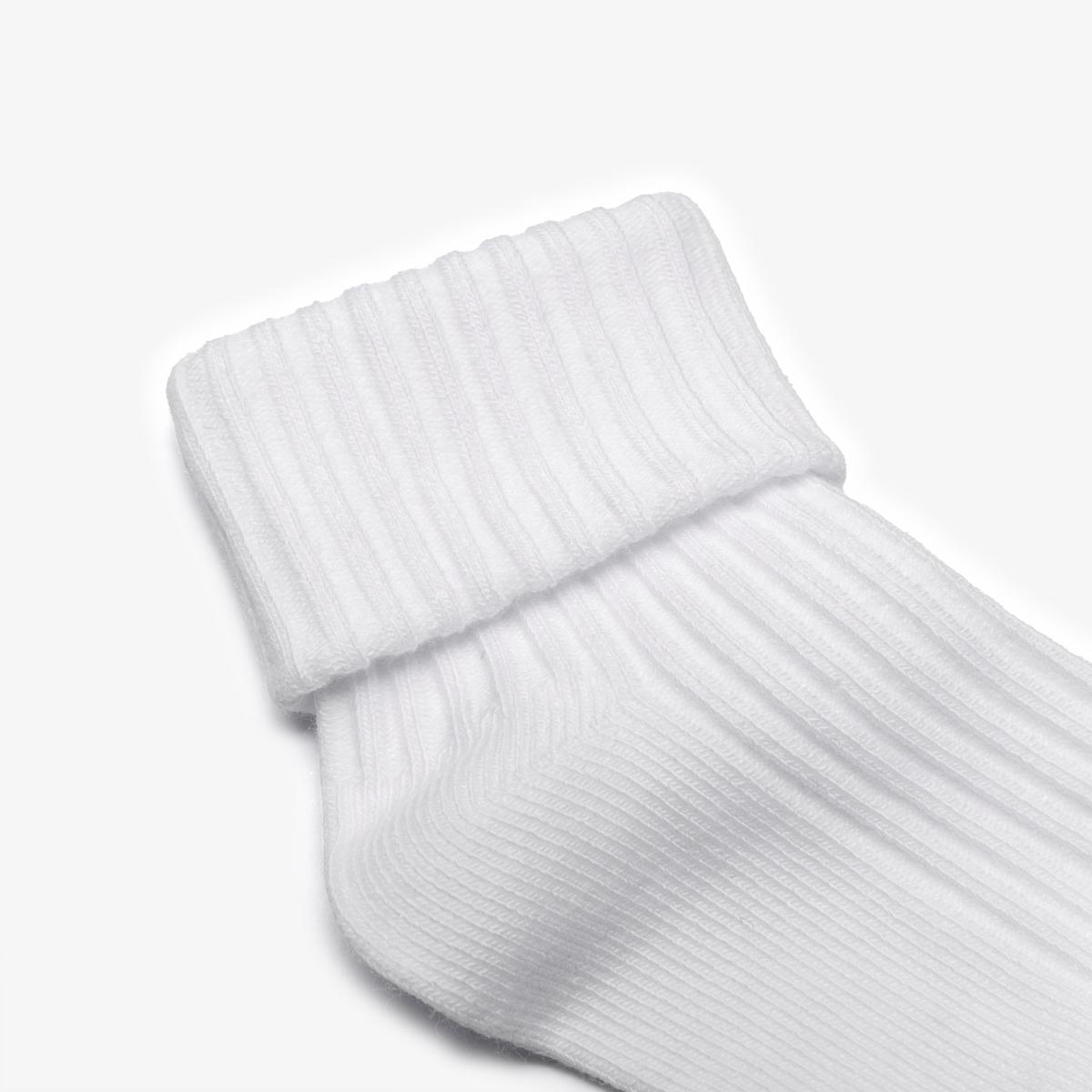 White Socks 4 Pack 6-12 Months — White